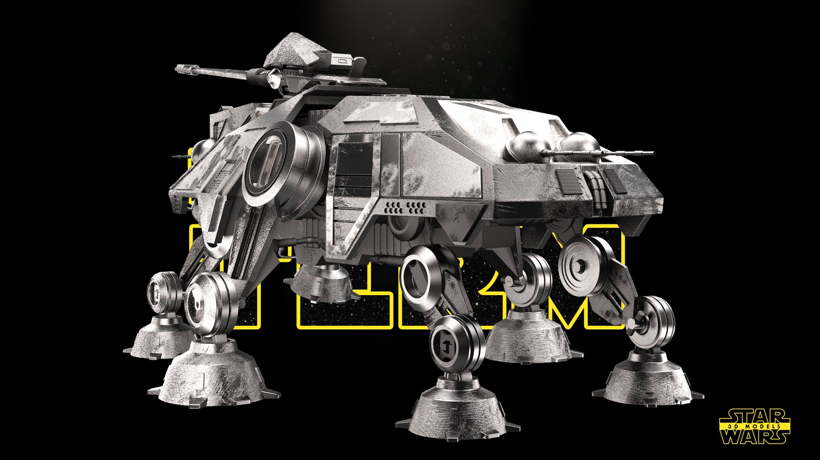 AT-TE Ship Sculpture - Image 2