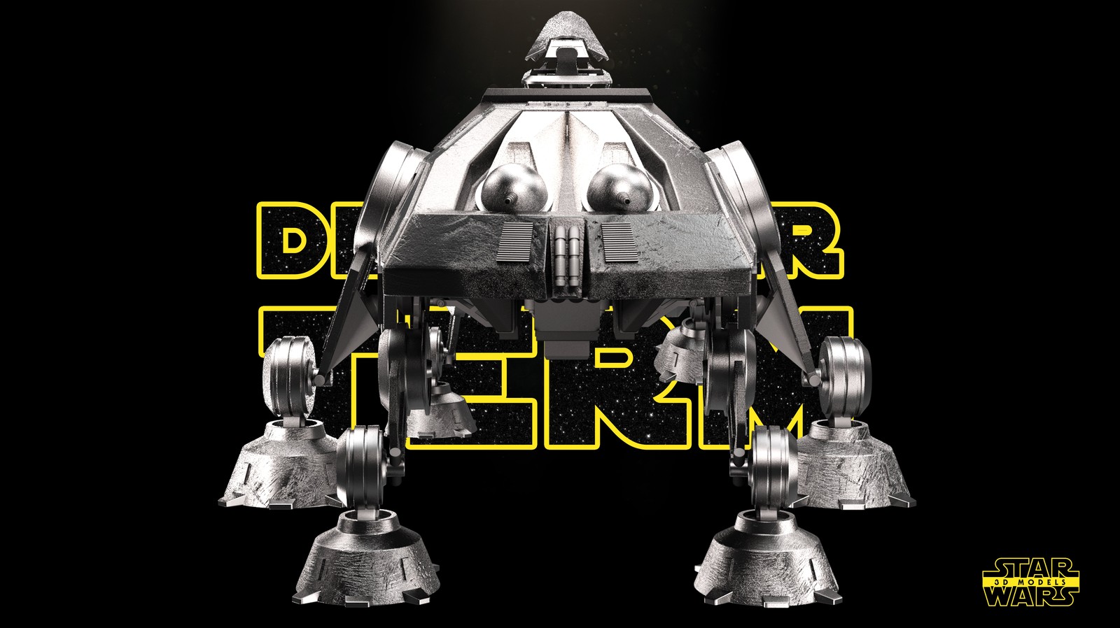 AT-TE Ship Sculpture - Image 4