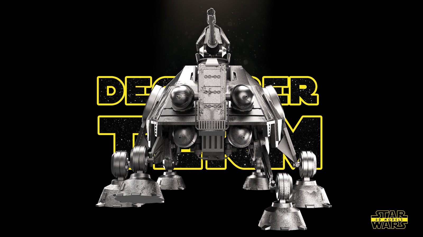 AT-TE Ship Sculpture - Image 5