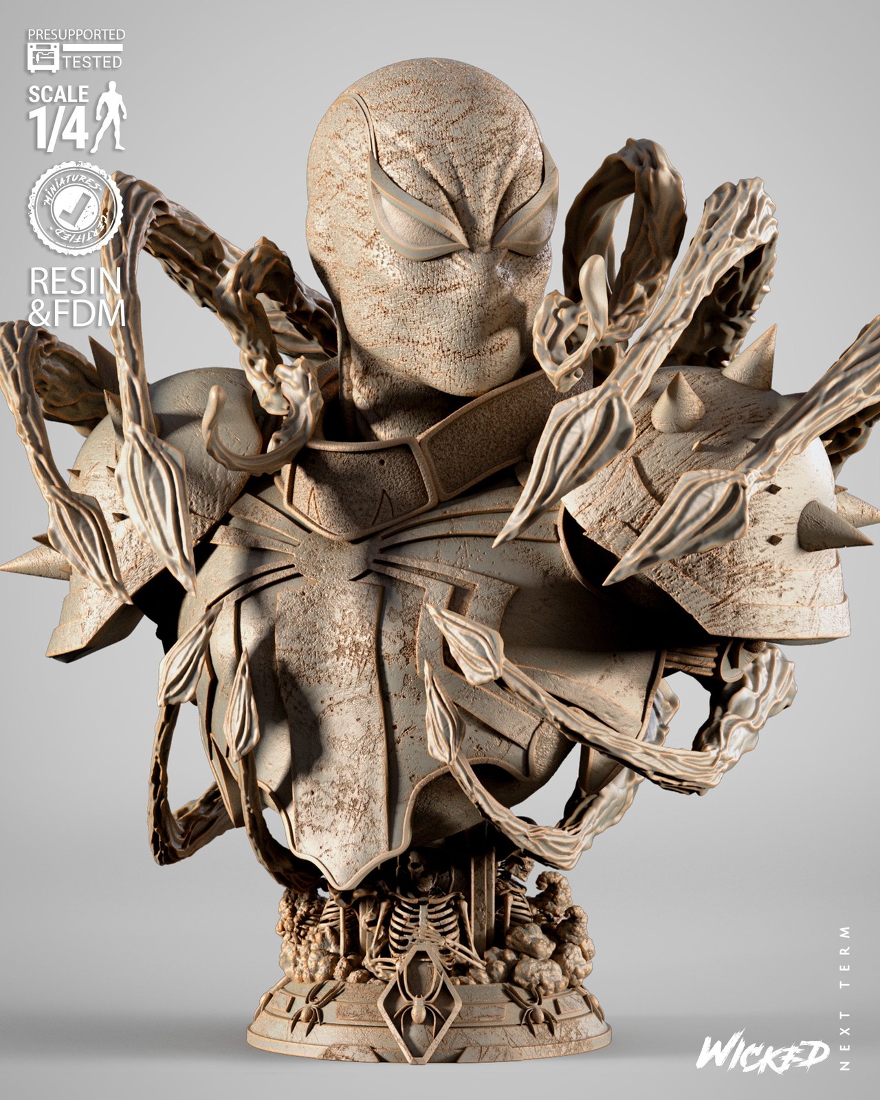 Marvel Agent Venom Portrait Bust