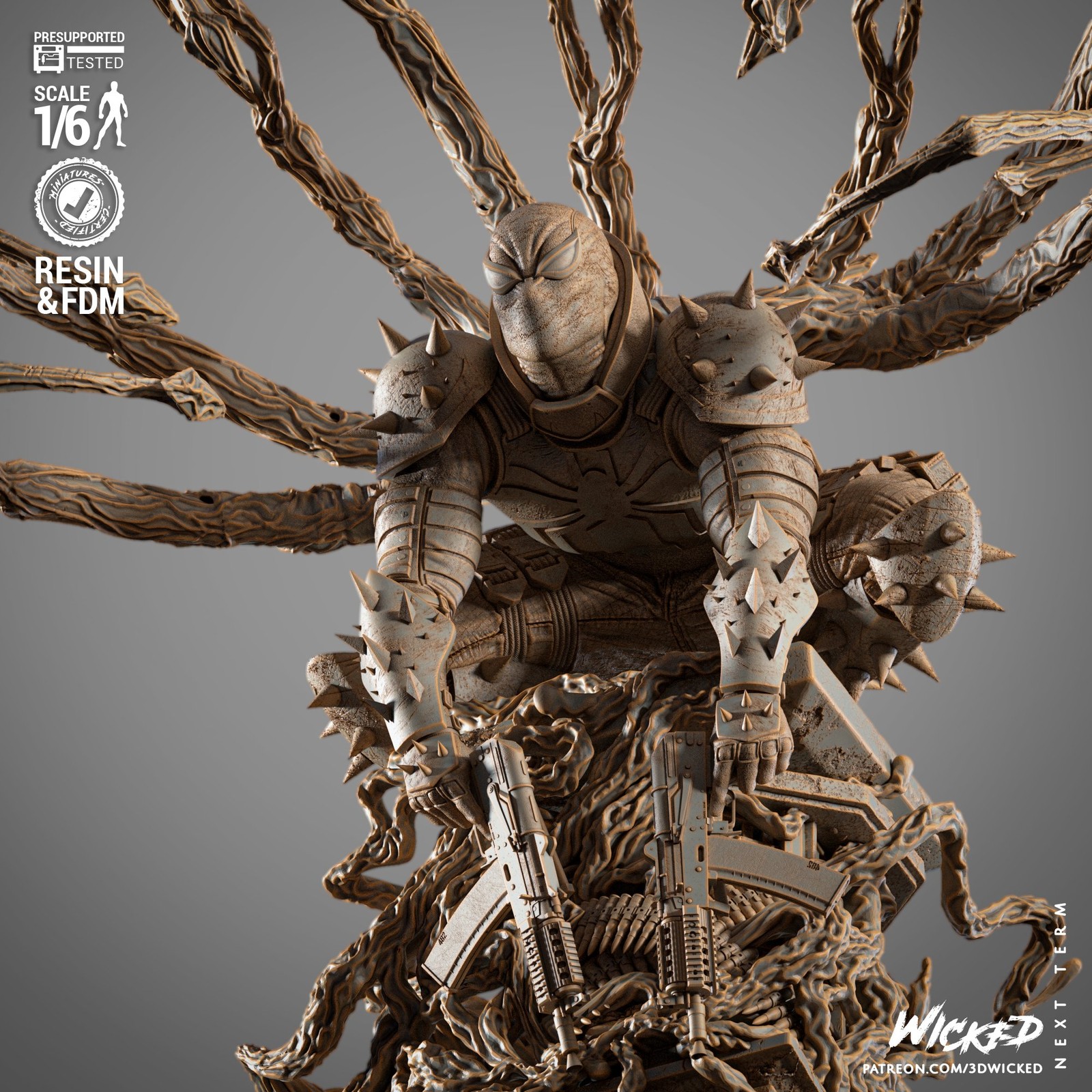 Marvel Agent Venom Sculpture - Image 3