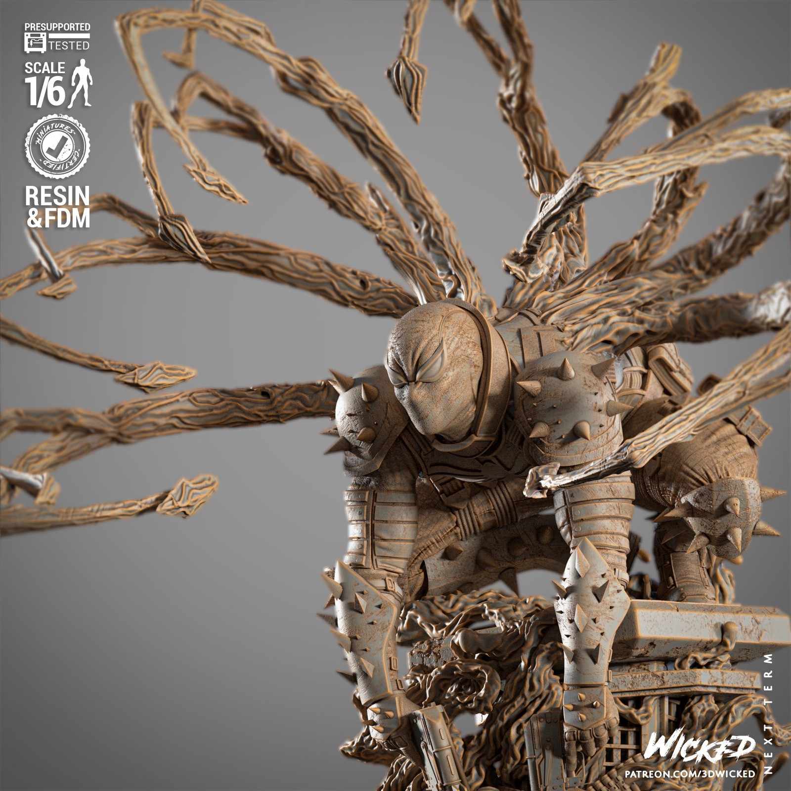 Marvel Agent Venom Sculpture - Image 5