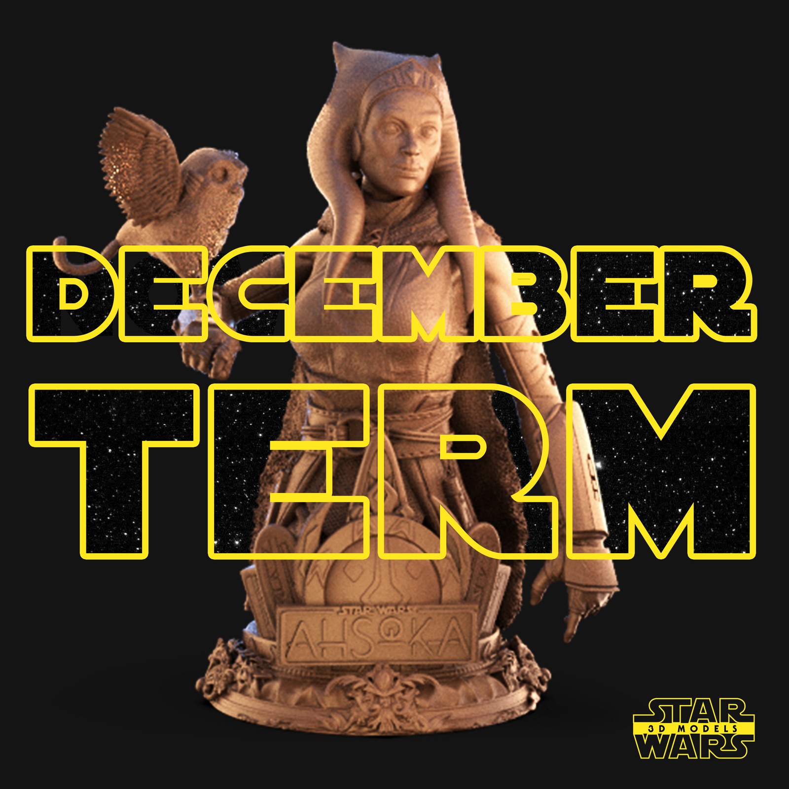Ahsoka Tano Owl - Bust (Star Wars)