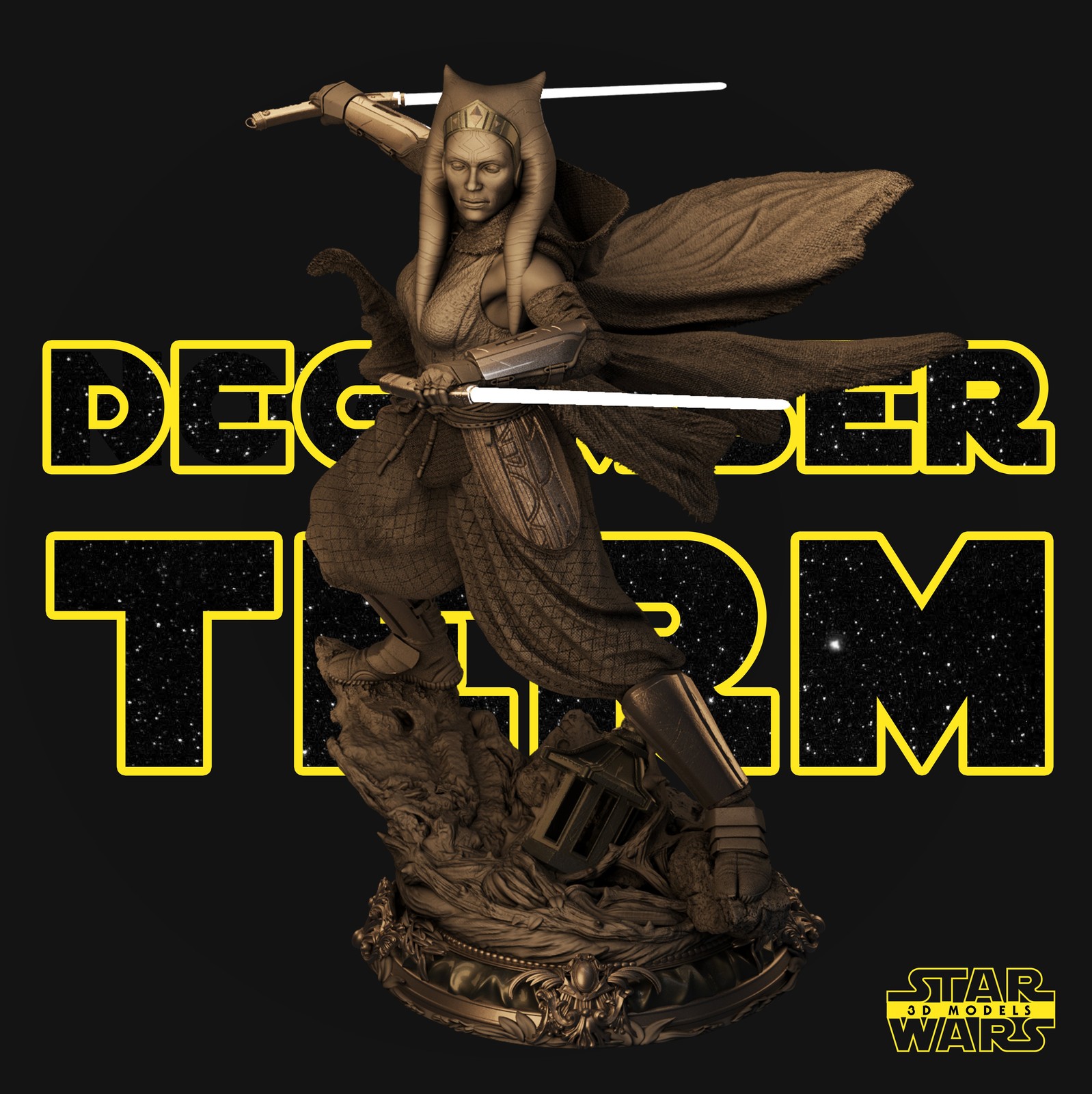 Ahsoka Sculpture - Image 2