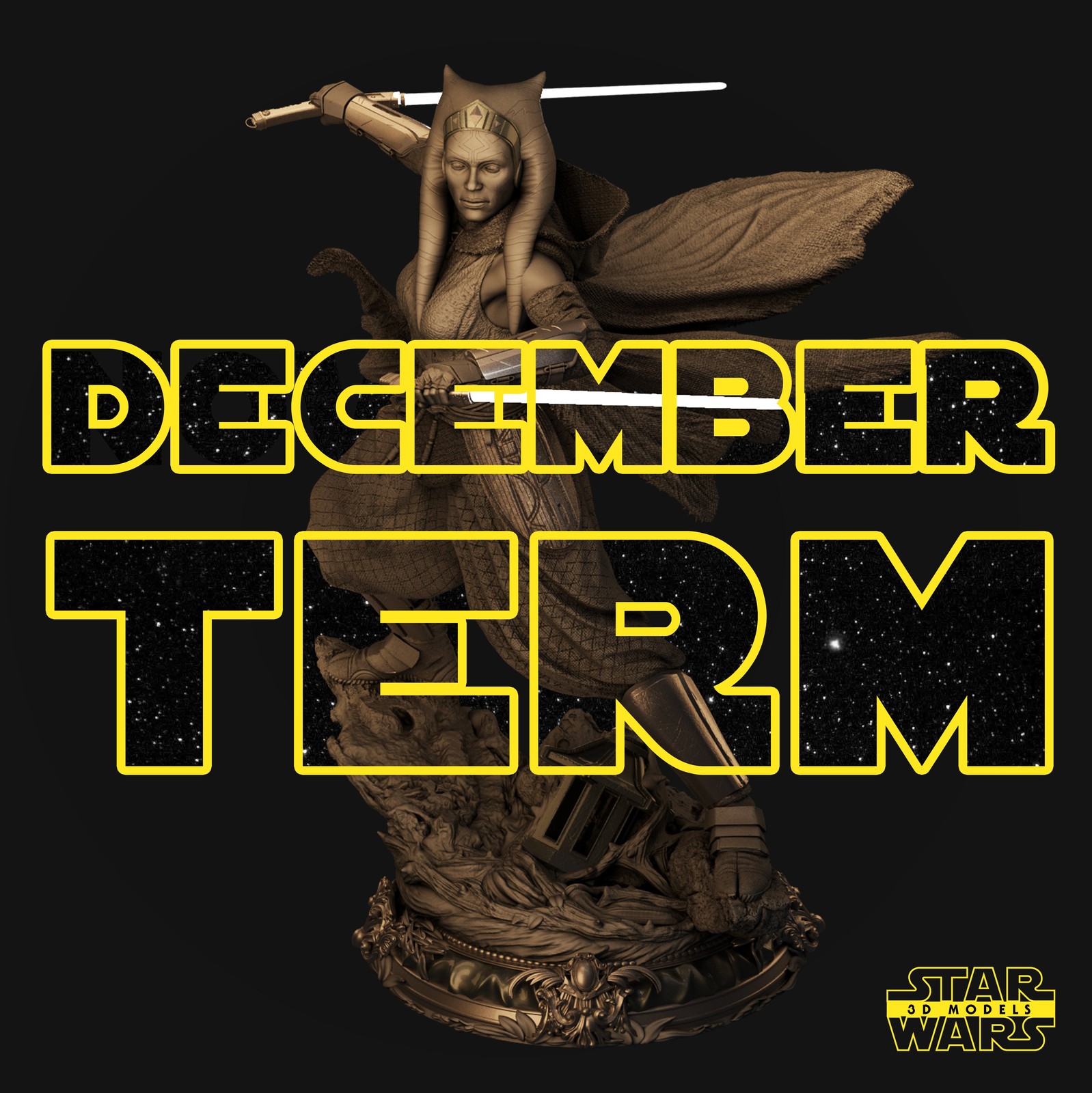 Ahsoka Sculpture - Image 3