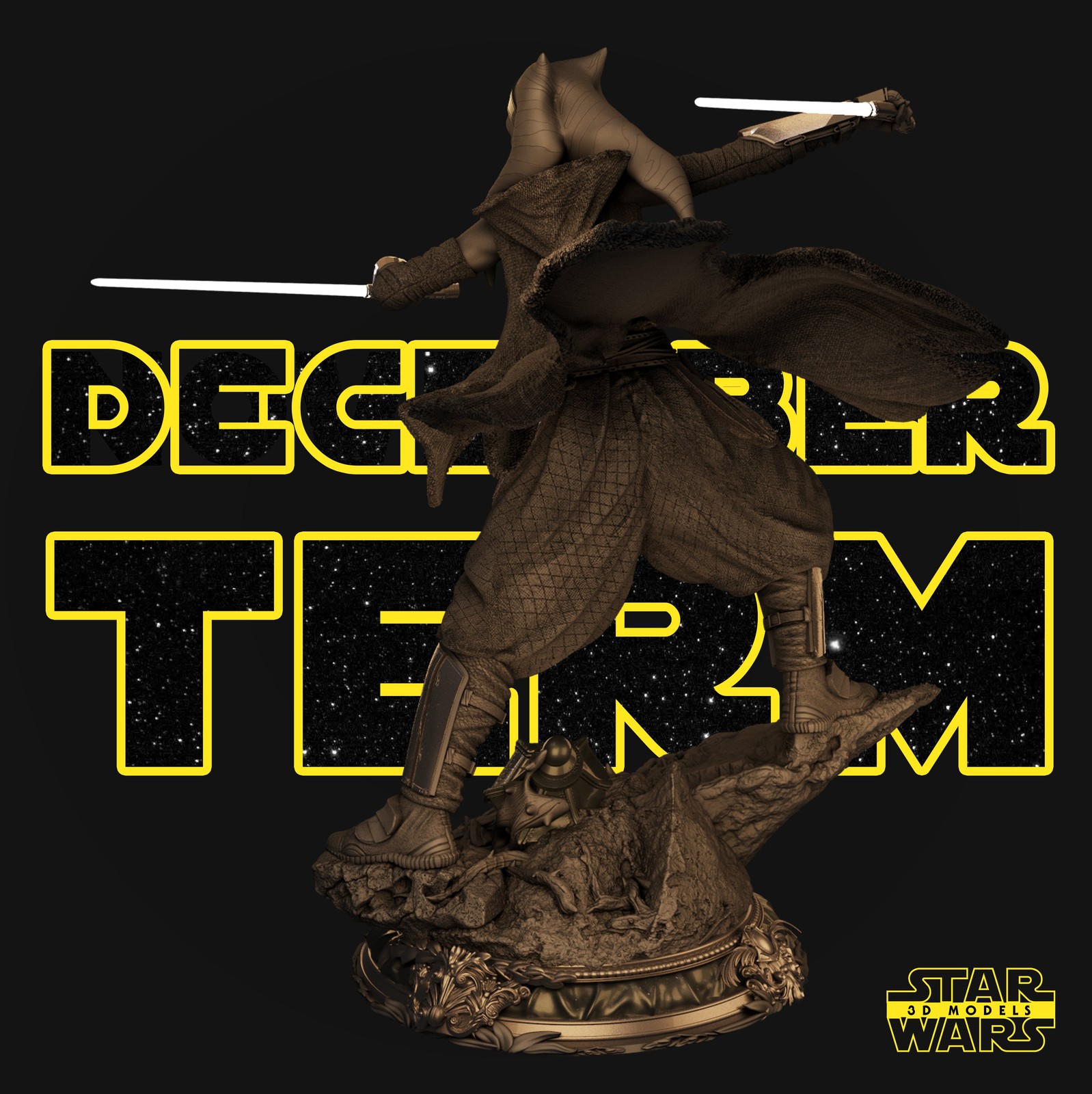 Ahsoka Sculpture - Image 4