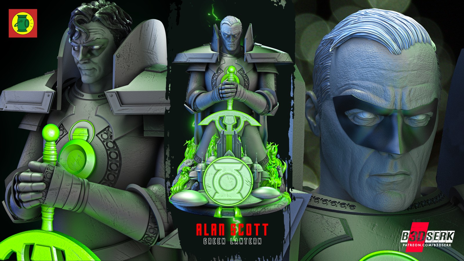 Alan Scott - Bust (DC)