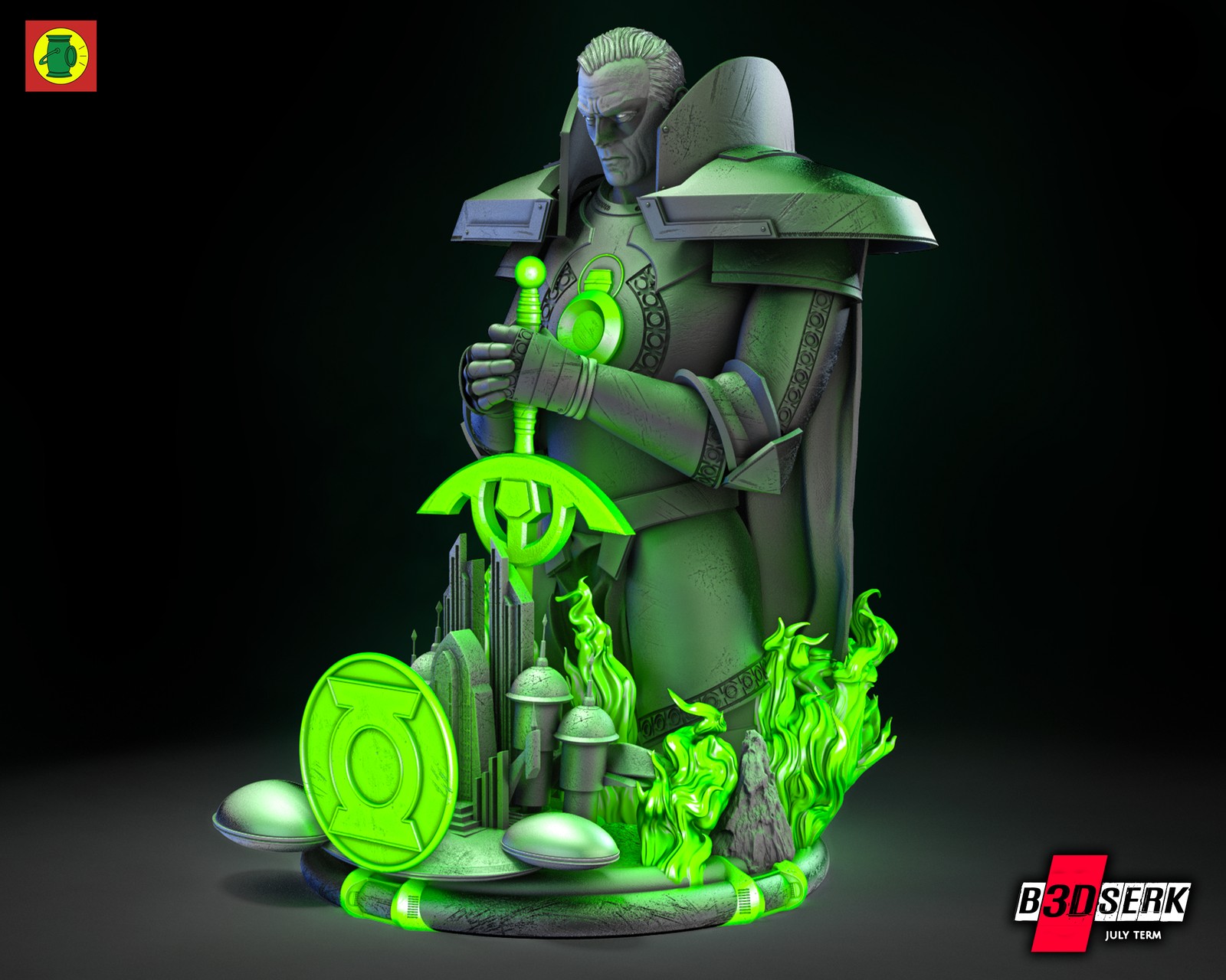 Alan Scott Bust 1/4 - Image 3