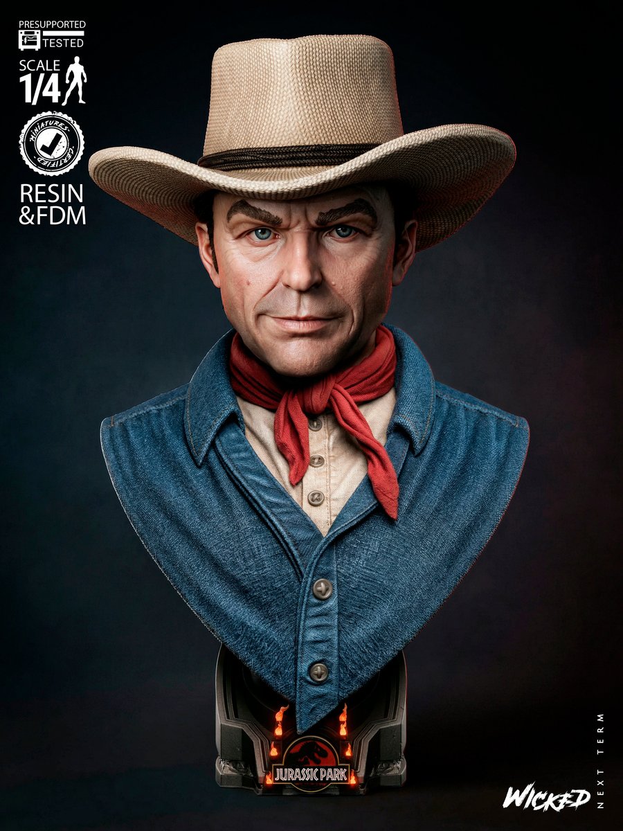 Alan Grant Portrait Bust