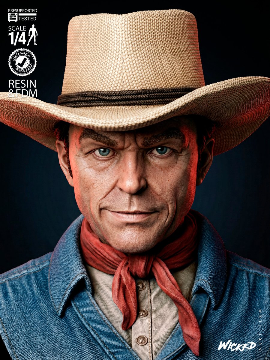 Alan Grant Portrait Bust - Image 3