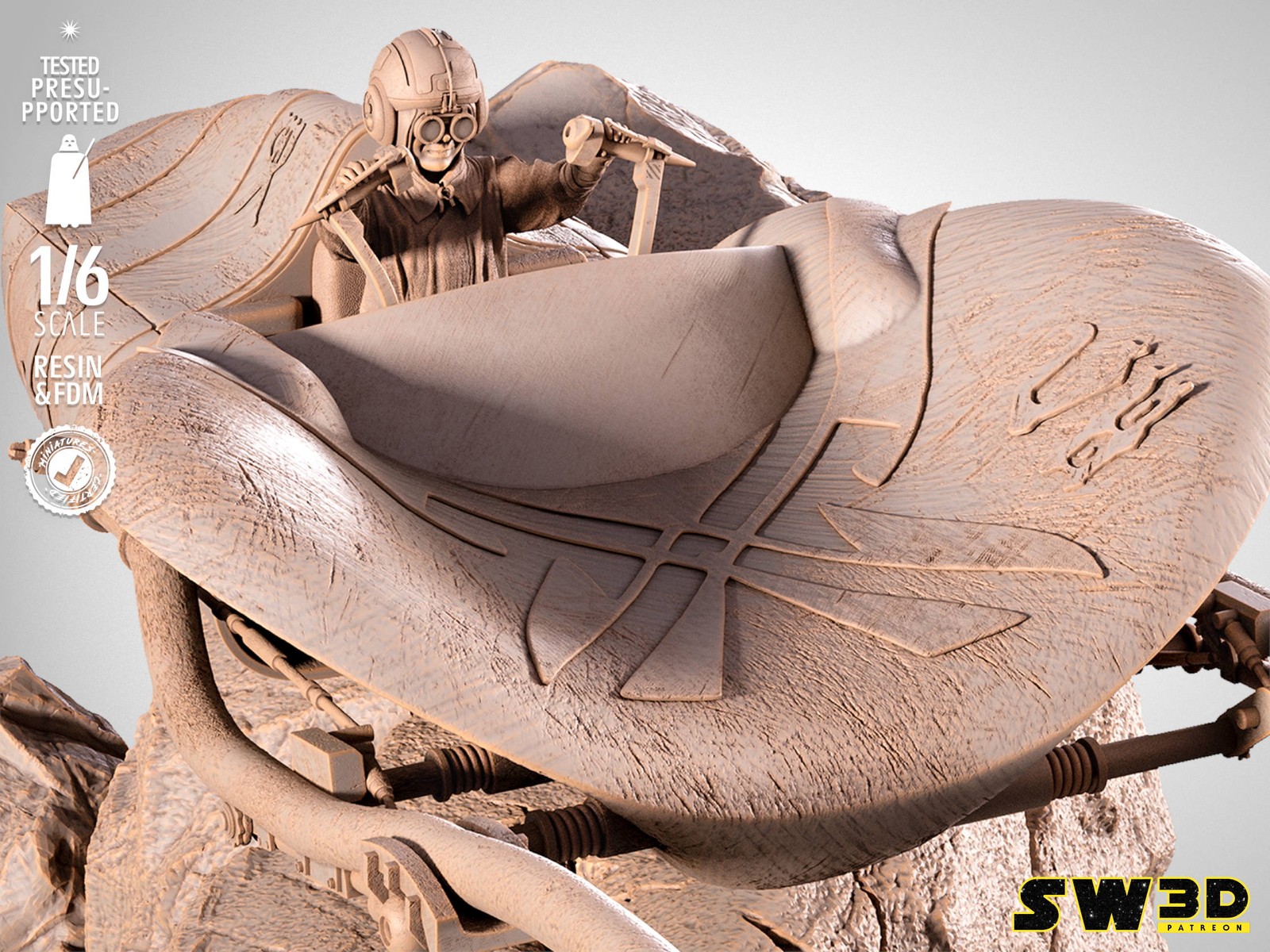 Anakin Race Pod Sculpture - Image 2