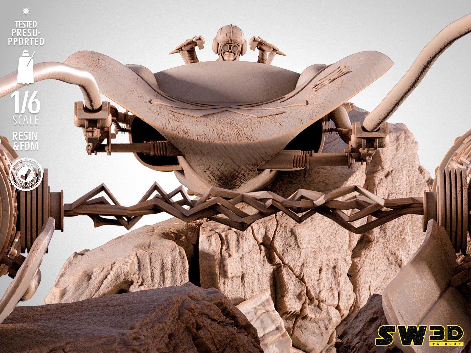 Anakin Race Pod Sculpture - Image 4