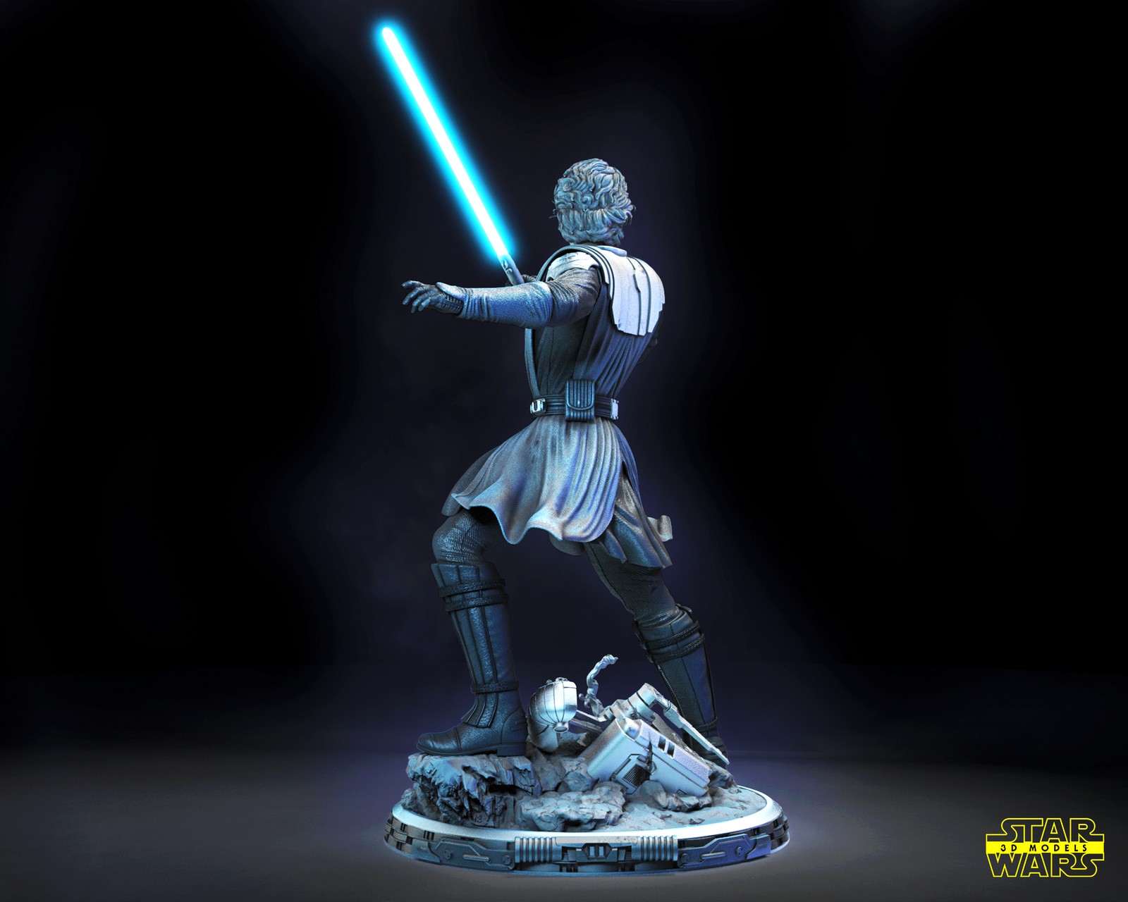 Anakin Skywalker (Clone Wars) Sculpture - Image 3