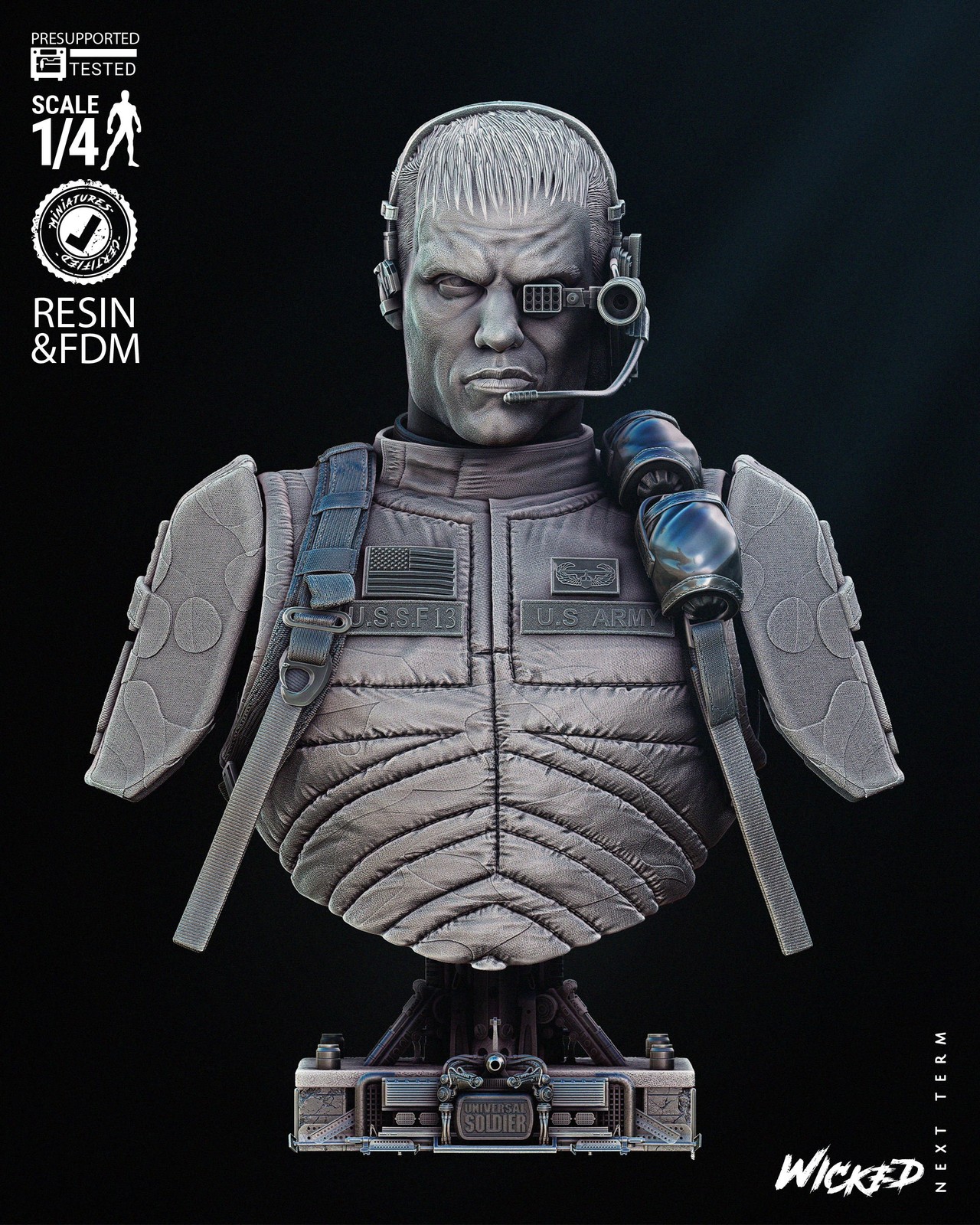 Andrew Scott Portrait Bust