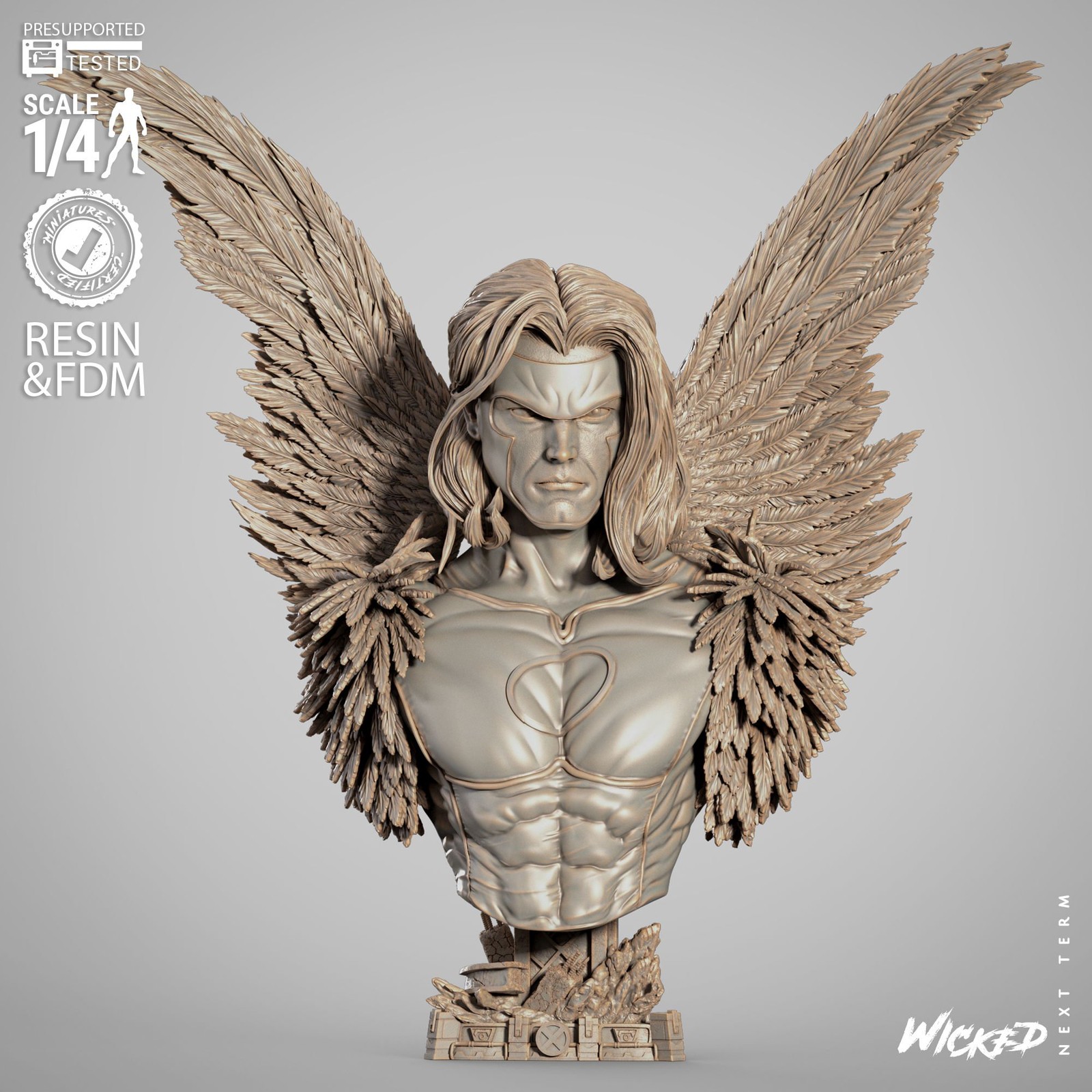 Marvel Angel Portrait Bust
