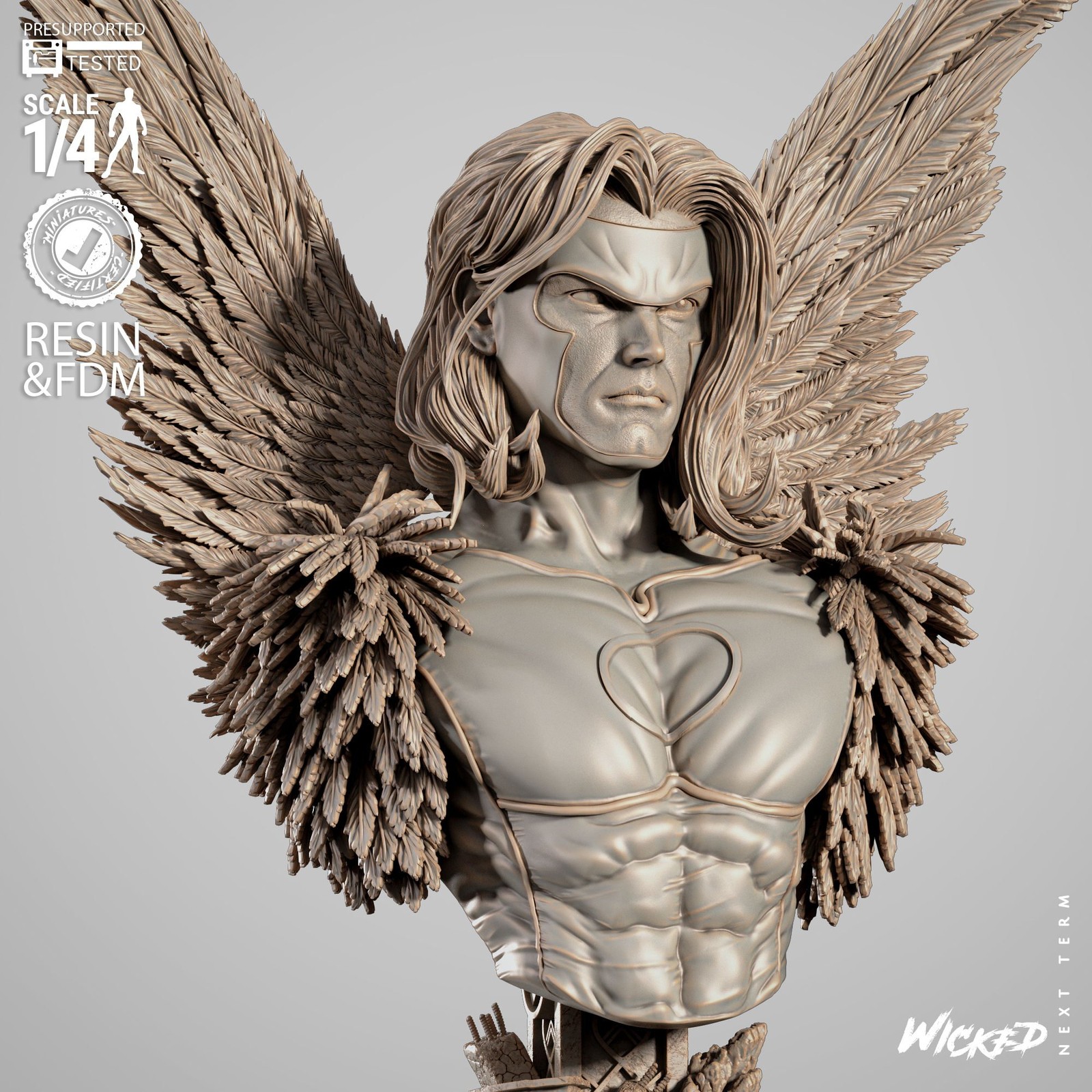 Marvel Angel Portrait Bust - Image 2