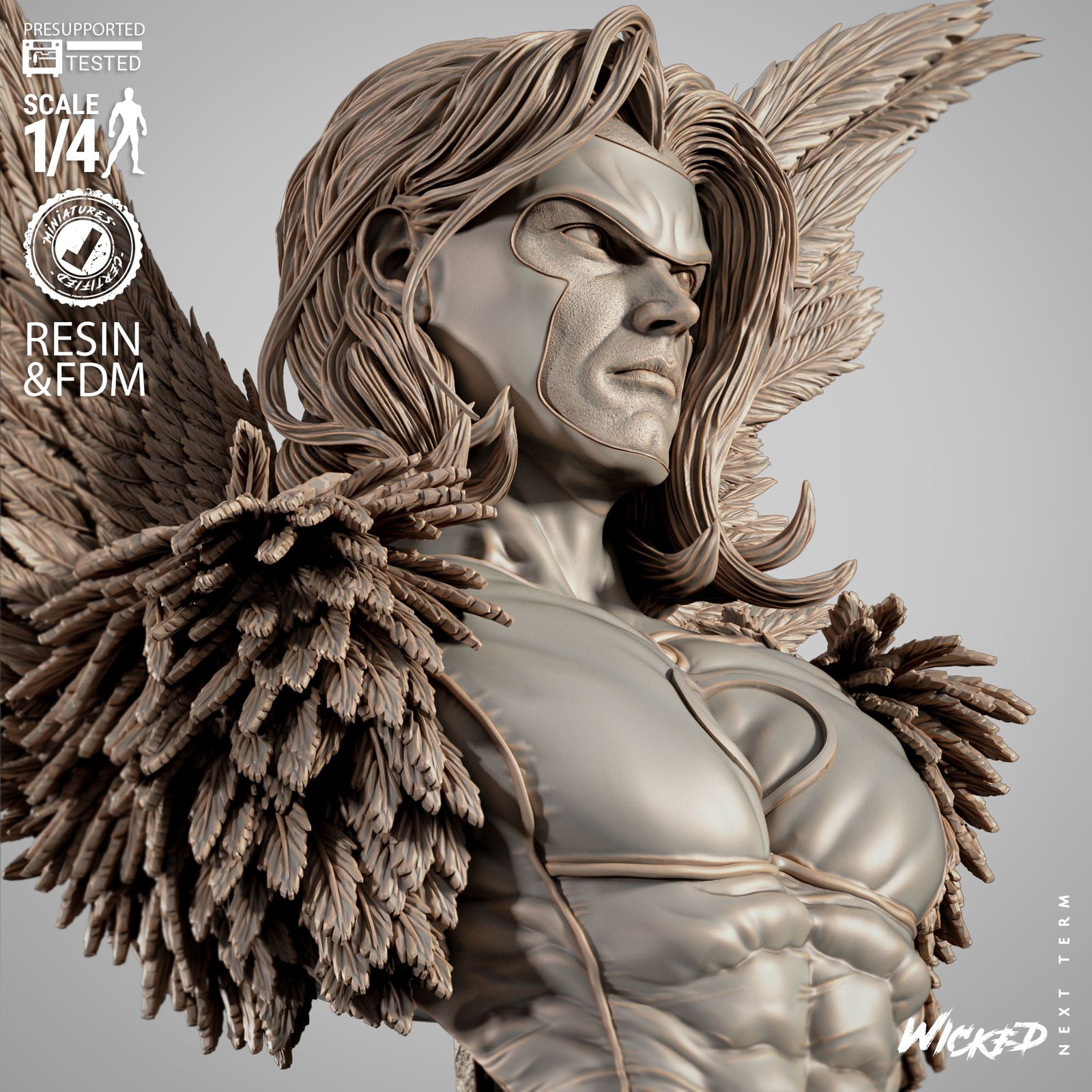 Marvel Angel Portrait Bust - Image 3