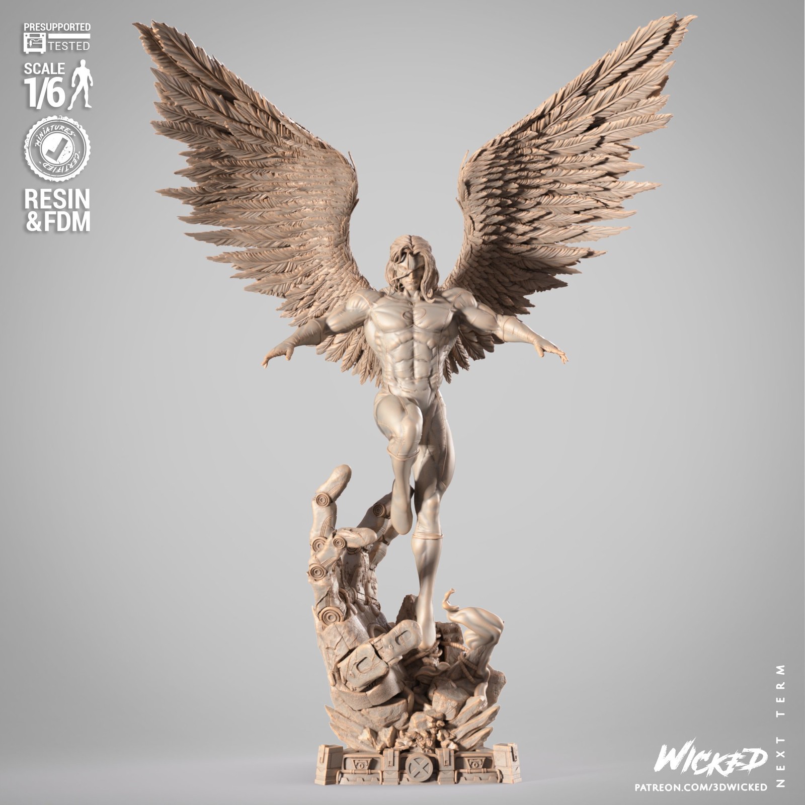 Marvel Angel Sculpture