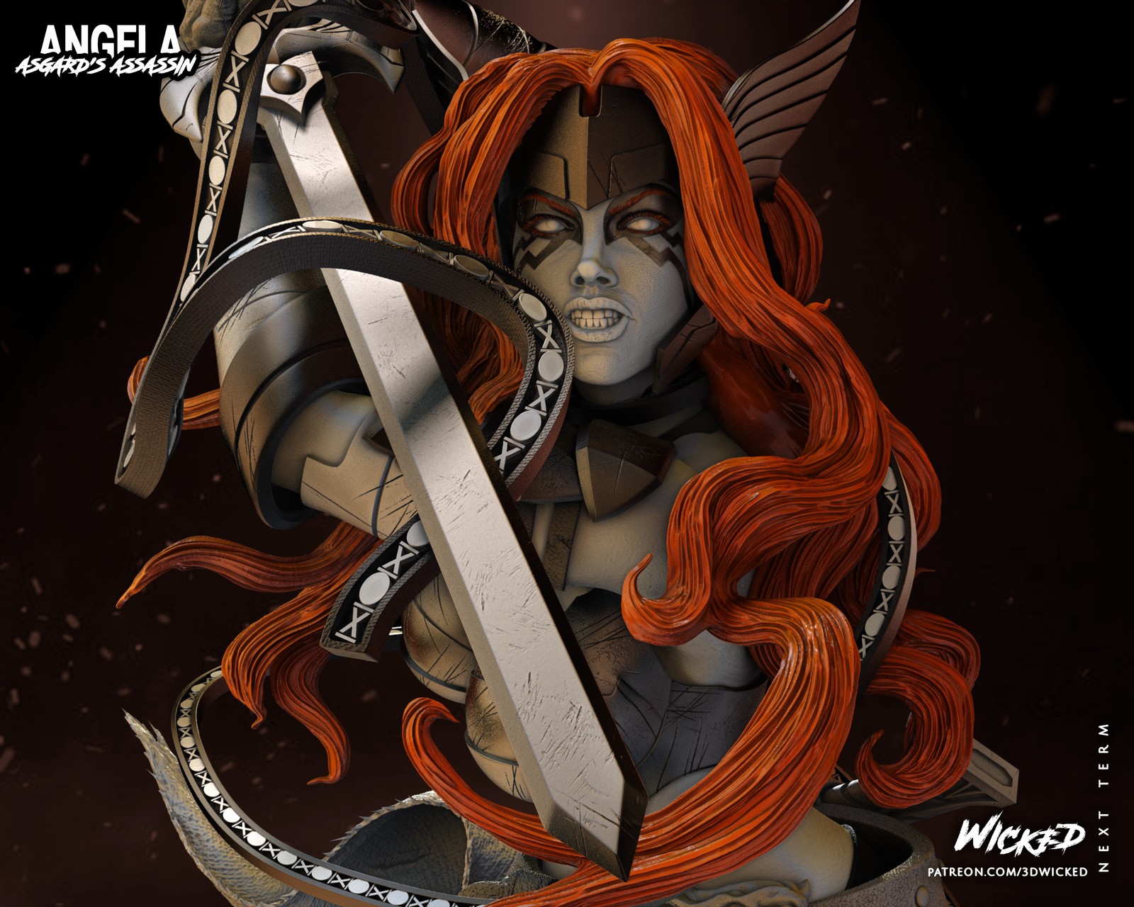 Marvel Angela Bust - Image 4
