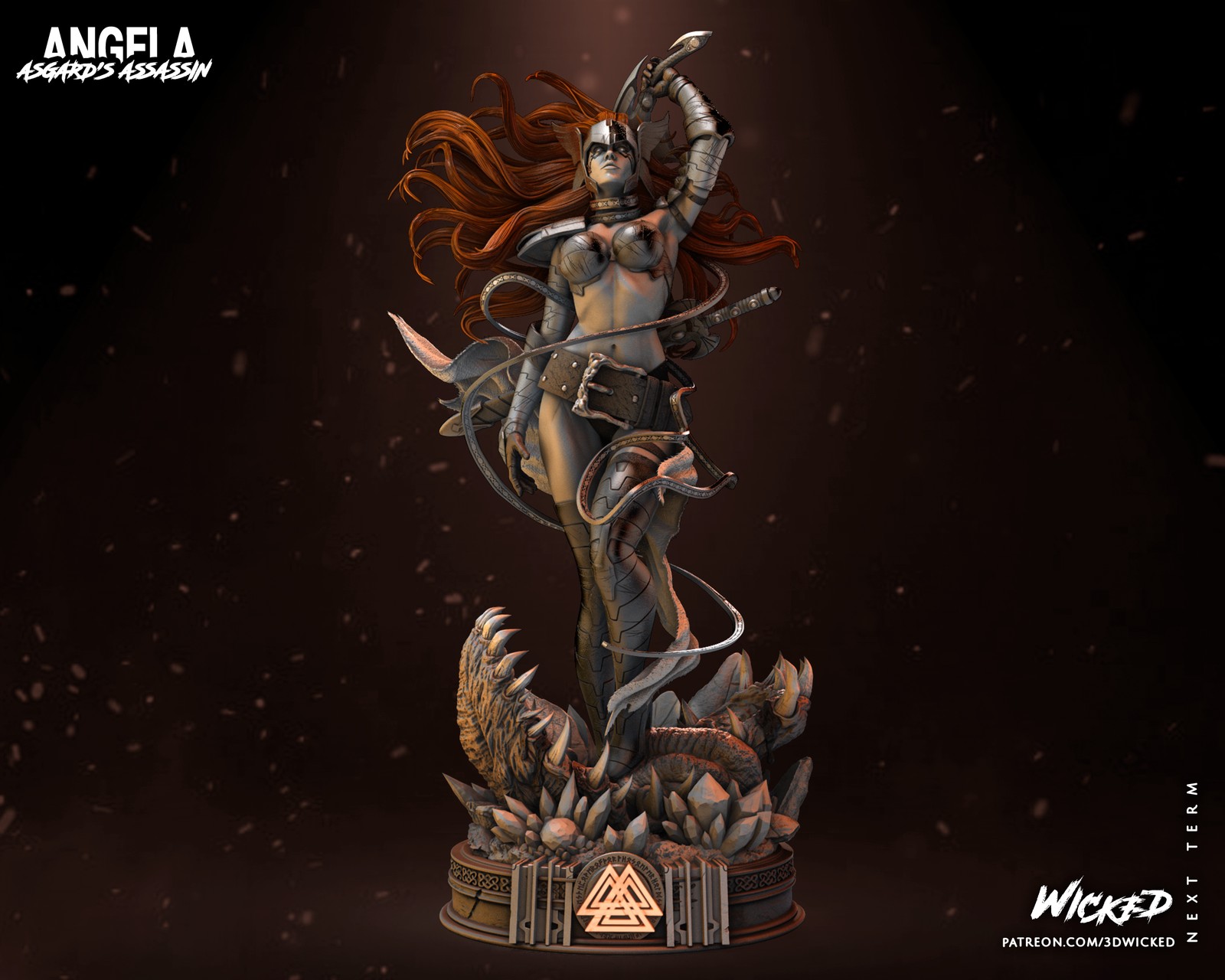 Marvel Angela Sculpture - Image 3