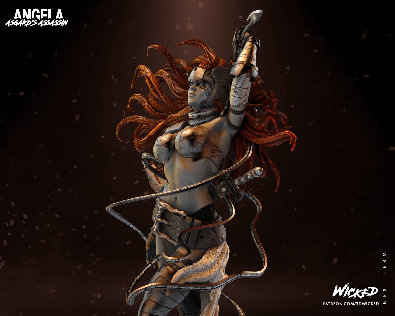 Marvel Angela Sculpture - Image 4