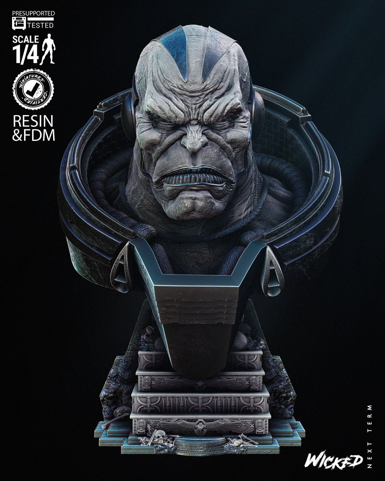 Marvel Apocalypse Portrait Bust