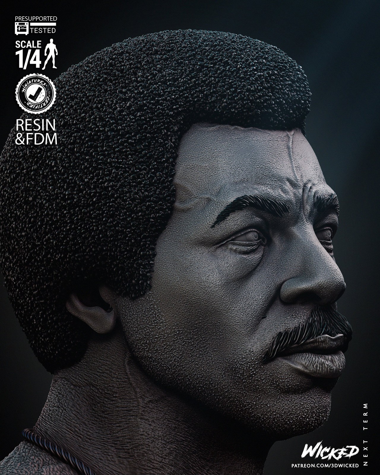 Apollo Creed Portrait Bust - Image 5
