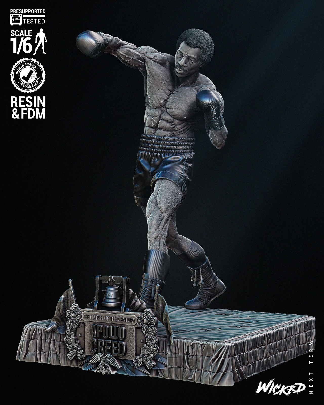 Apollo Creed Sculpture
