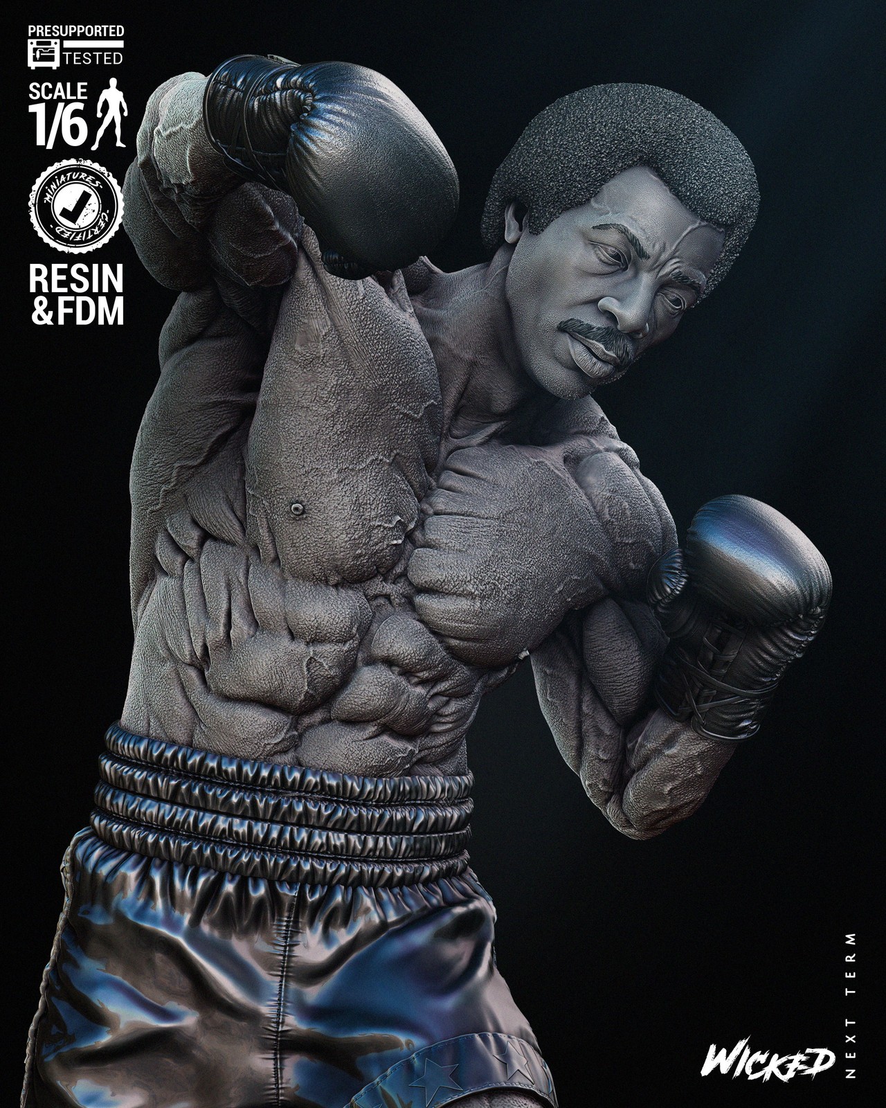 Apollo Creed Sculpture - Image 3
