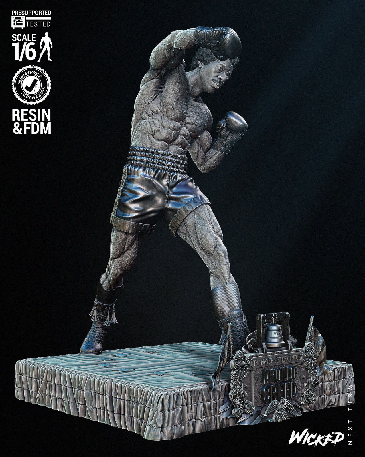 Apollo Creed Sculpture - Image 4