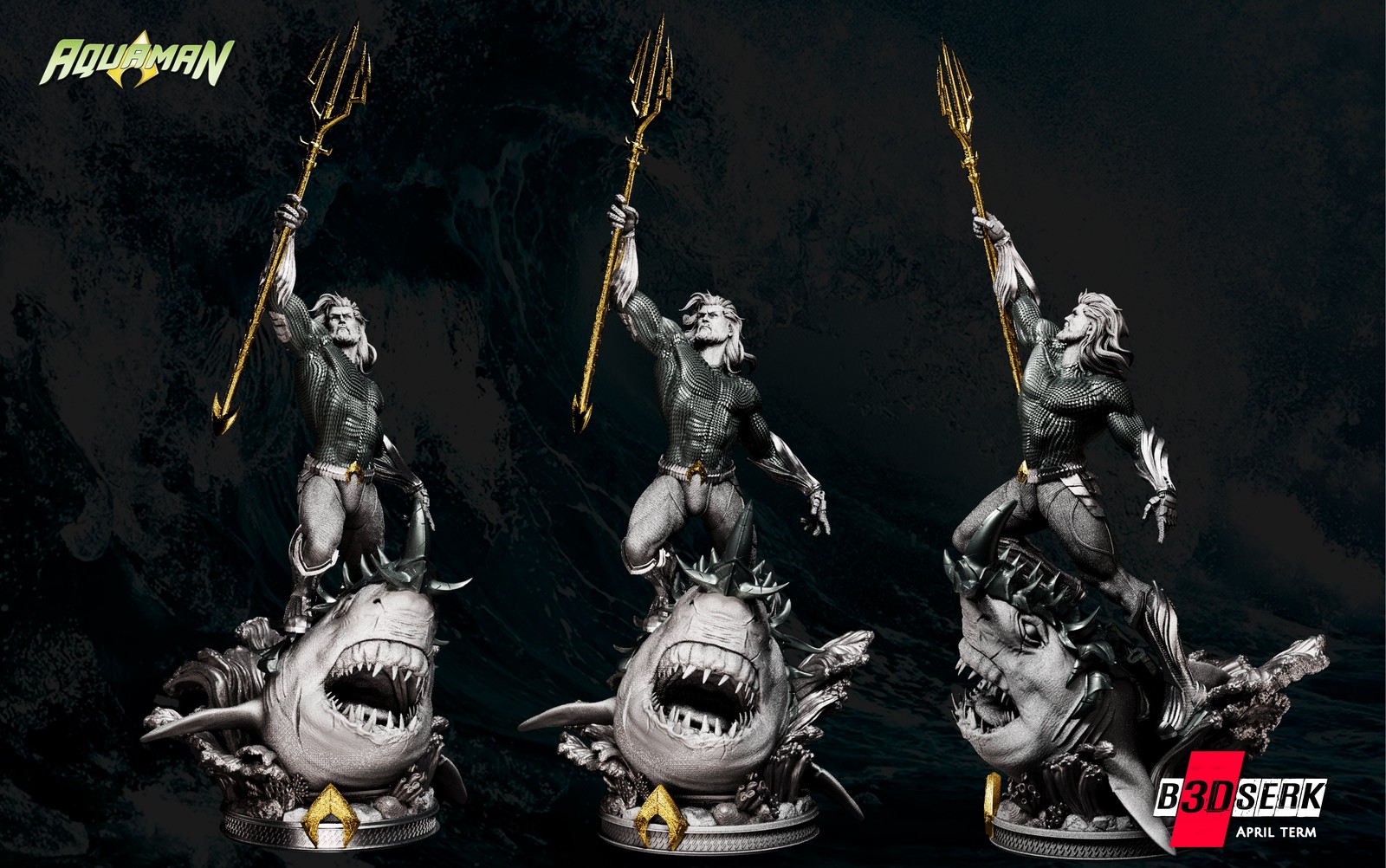 Aquaman Sculpture 1/6 - Image 2