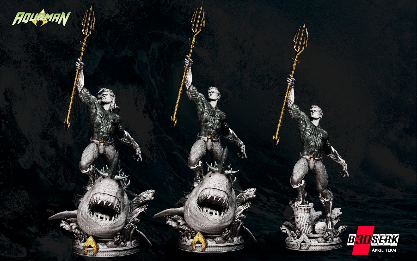 Aquaman Sculpture 1/6 - Image 3