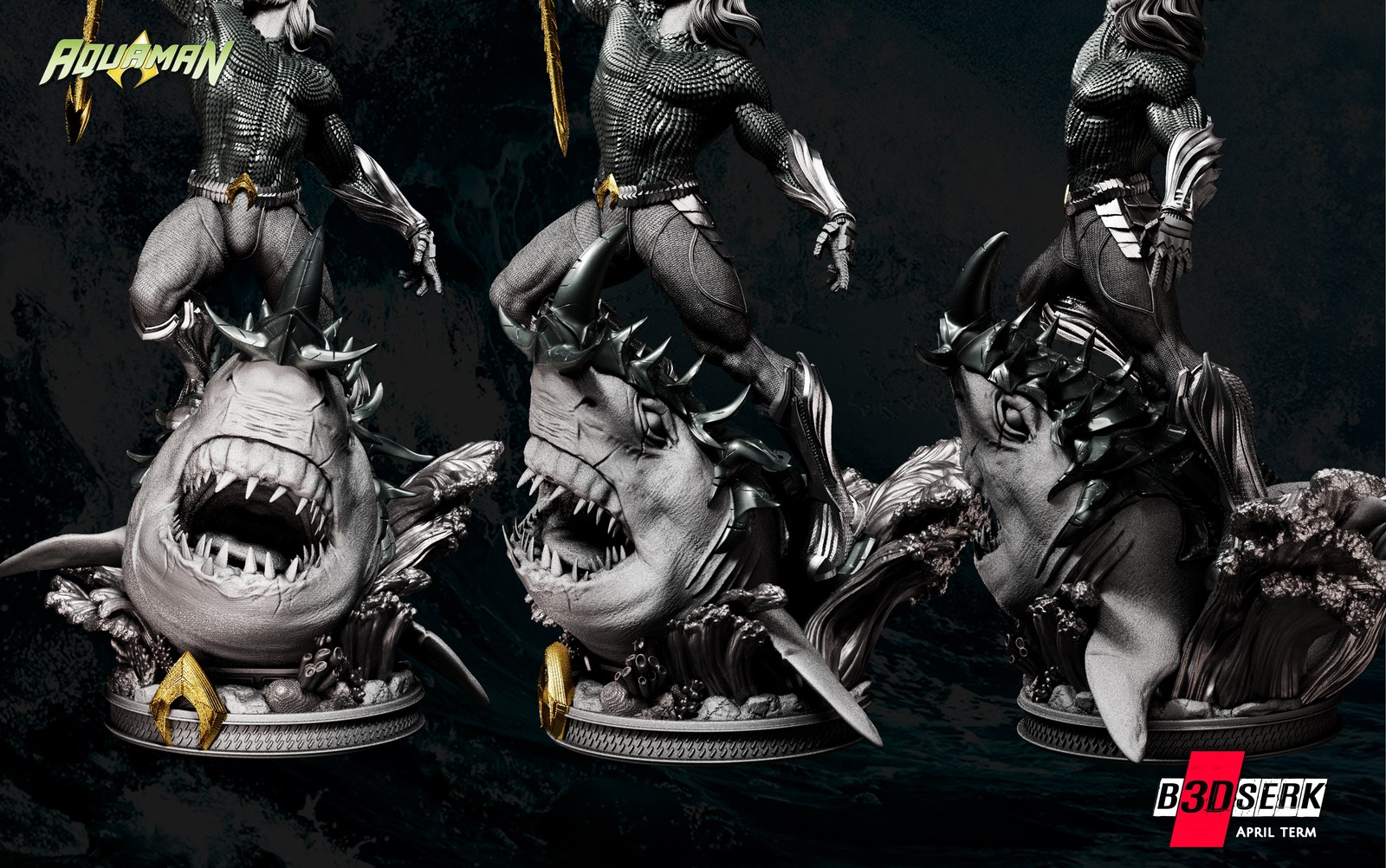 Aquaman Sculpture 1/6 - Image 5