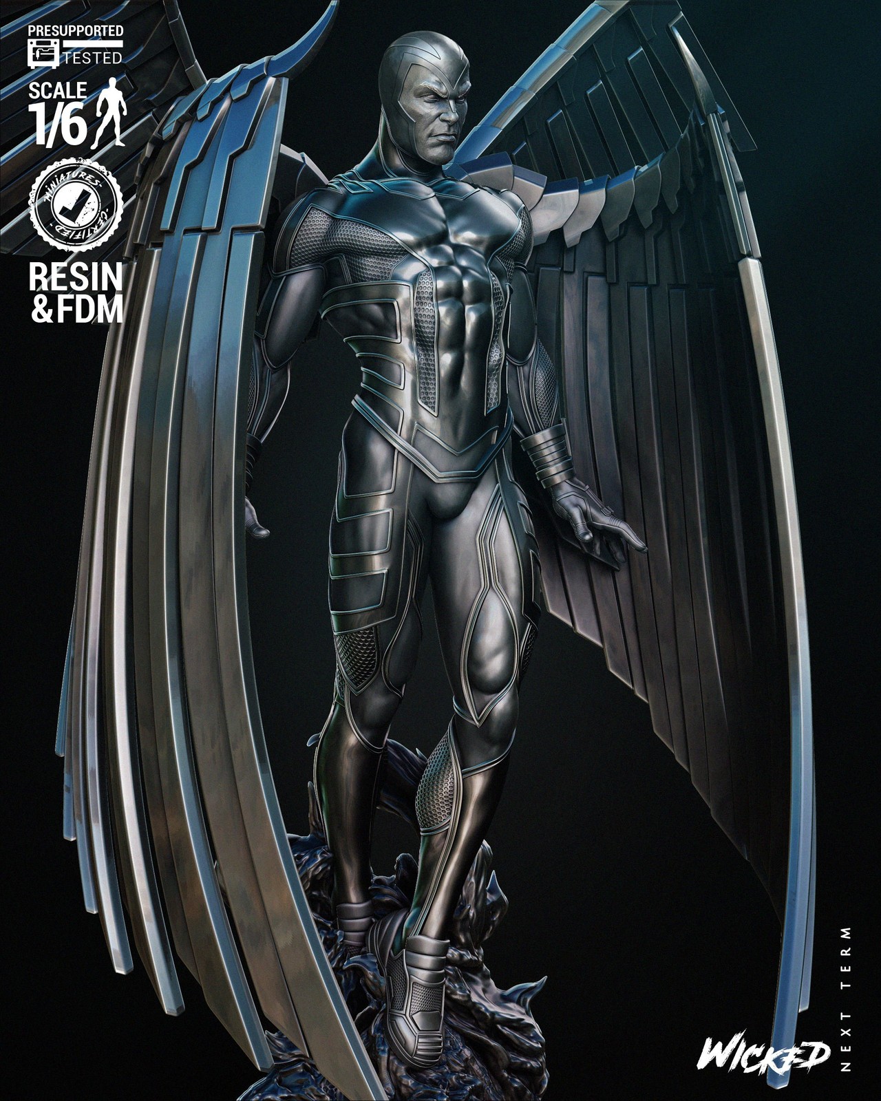 Marvel Archangel 2024 Sculpture - Image 3
