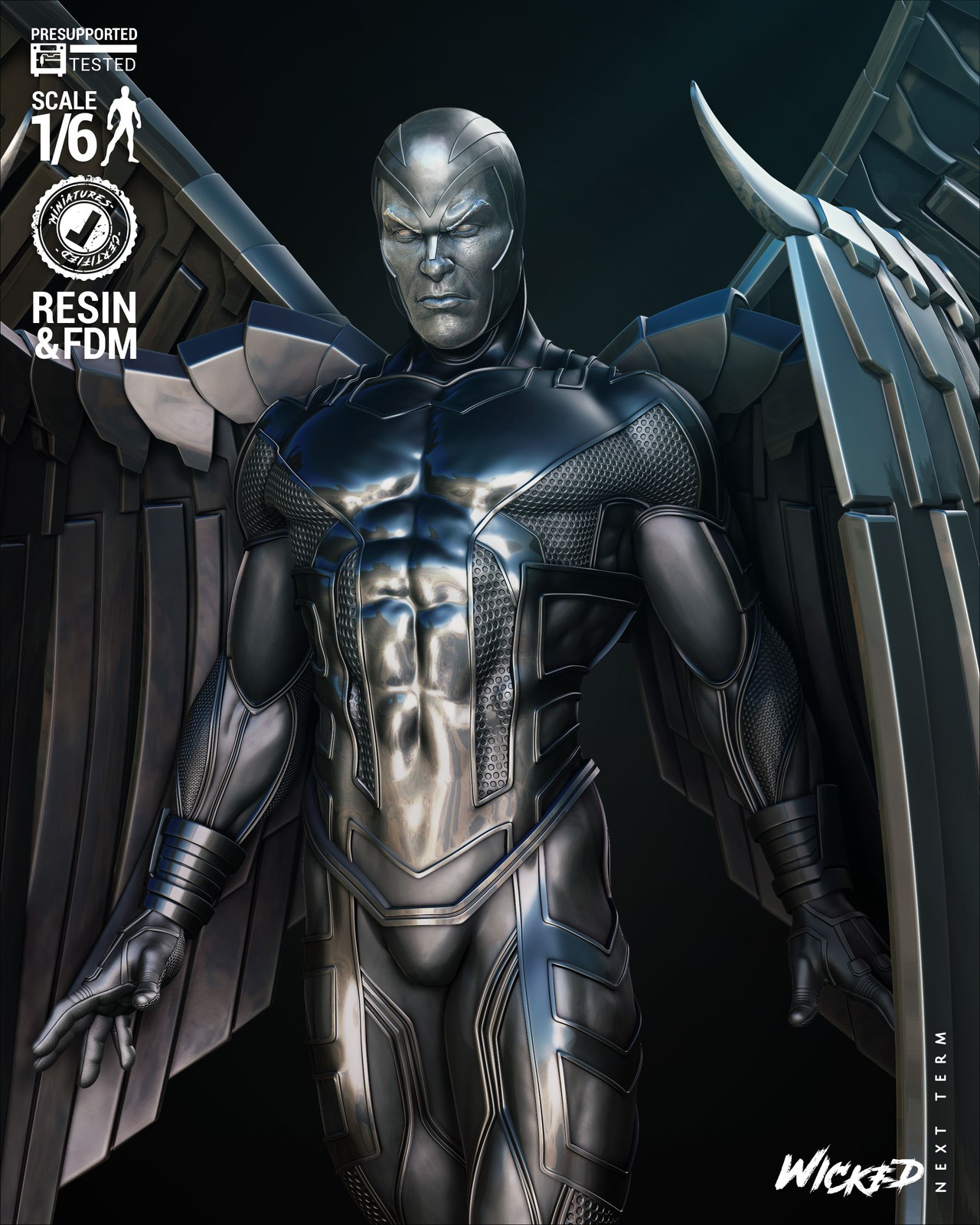 Marvel Archangel 2024 Sculpture - Image 4