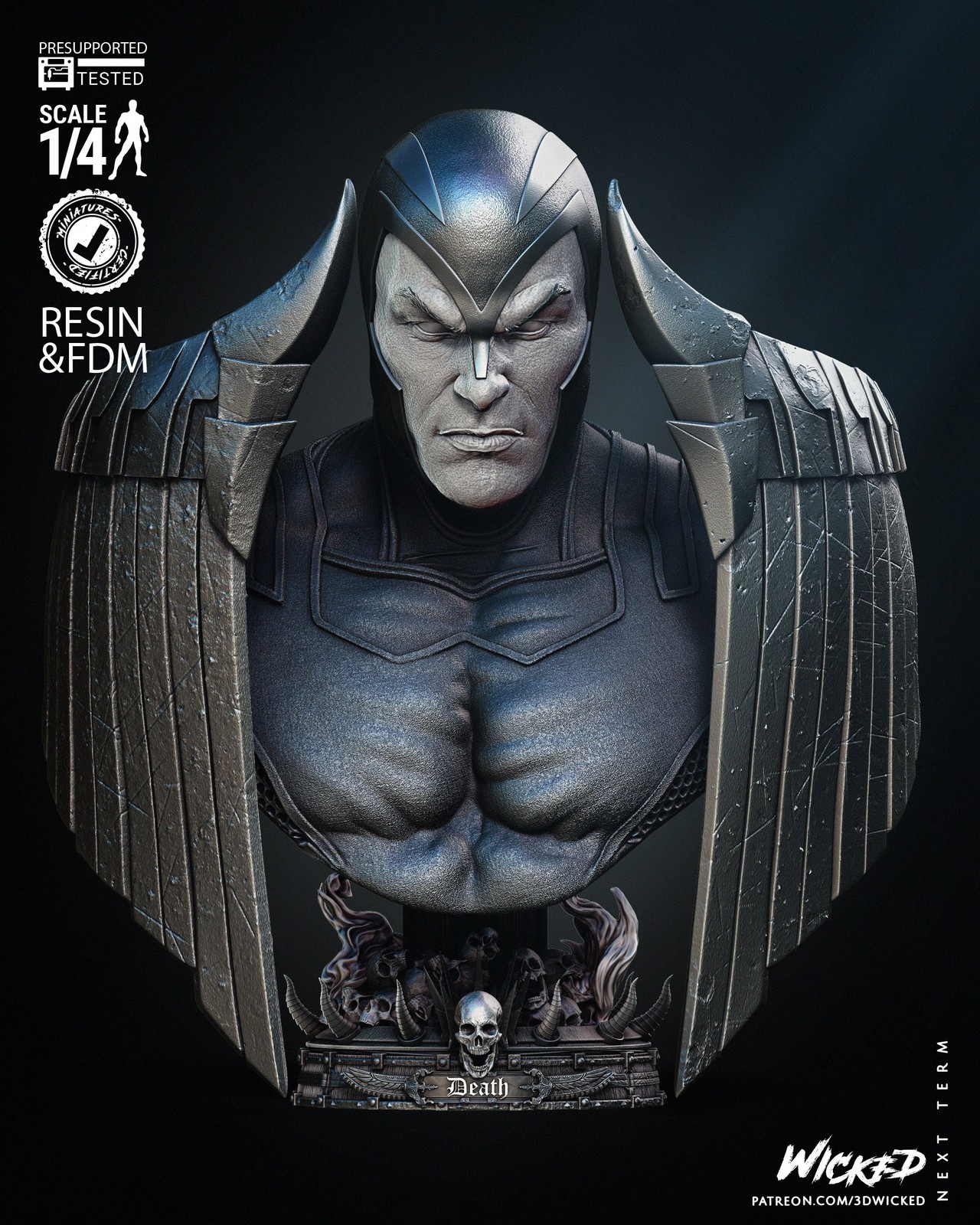 Marvel Archangel Bust Portrait