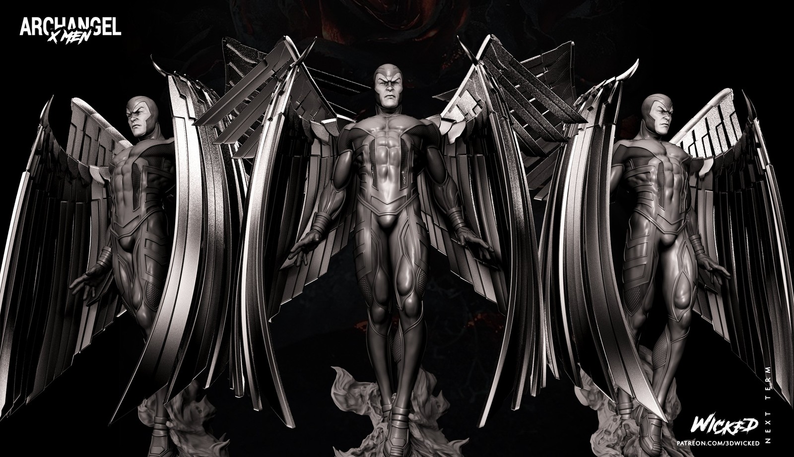 Marvel Archangel Sculpture - Image 4