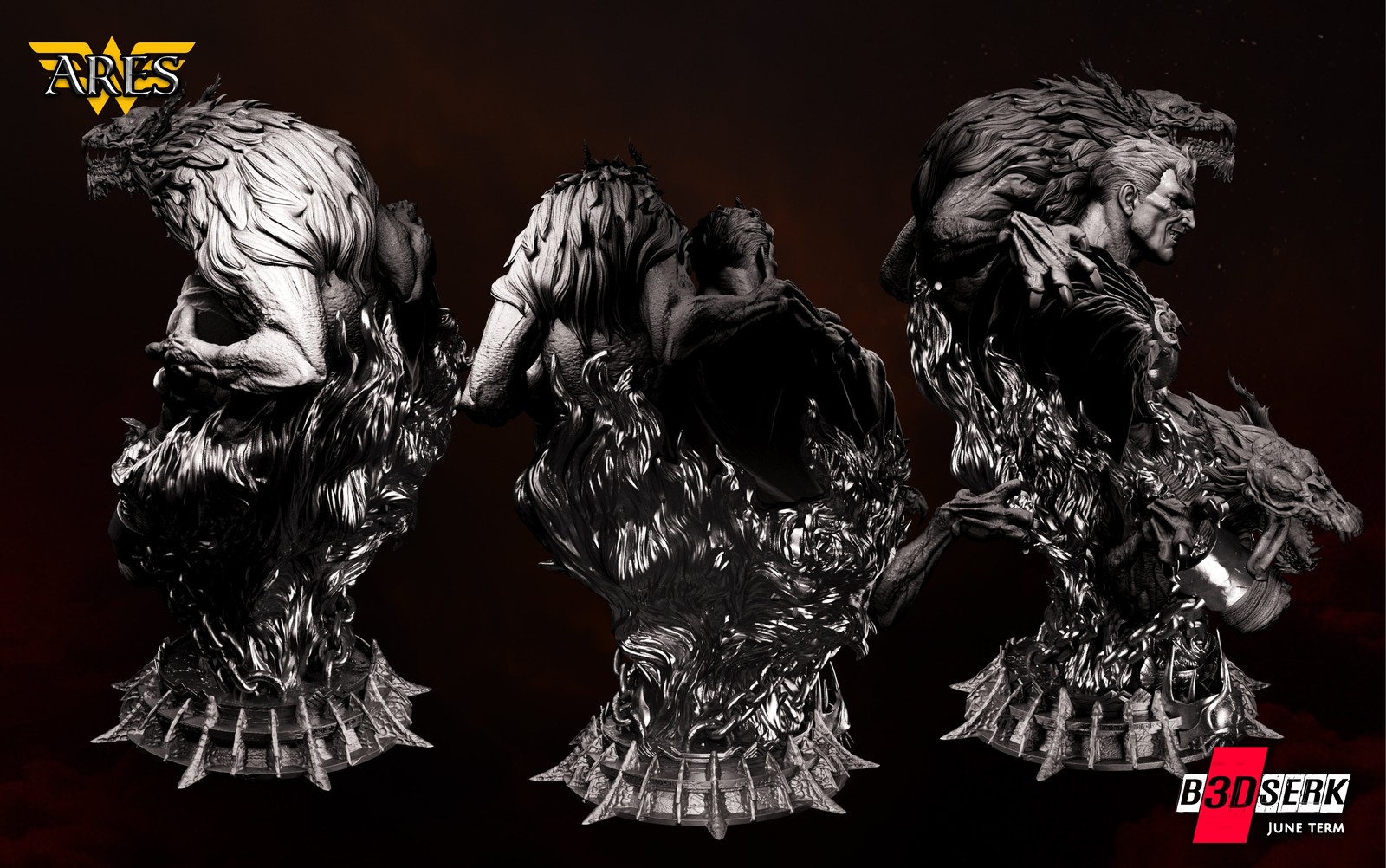 Ares Bust 1/4 - Image 2