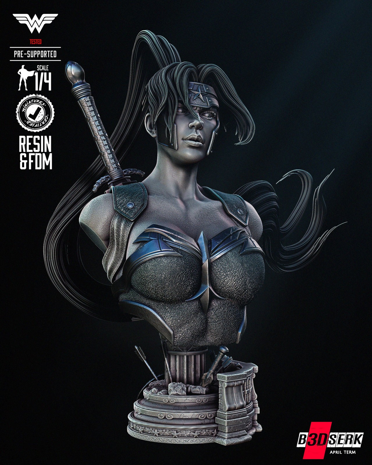 Artemis Portrait Bust