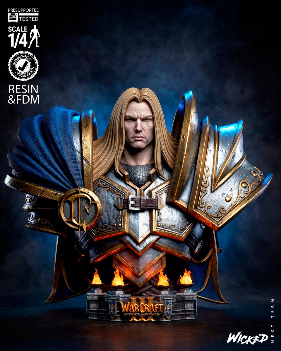 Arthas Warcraft III - Bust (World of Warcraft)