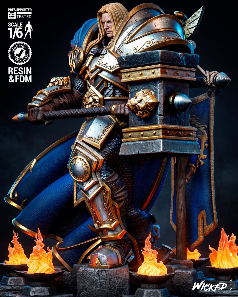 Video Games Arthas Sculpture - Image 2