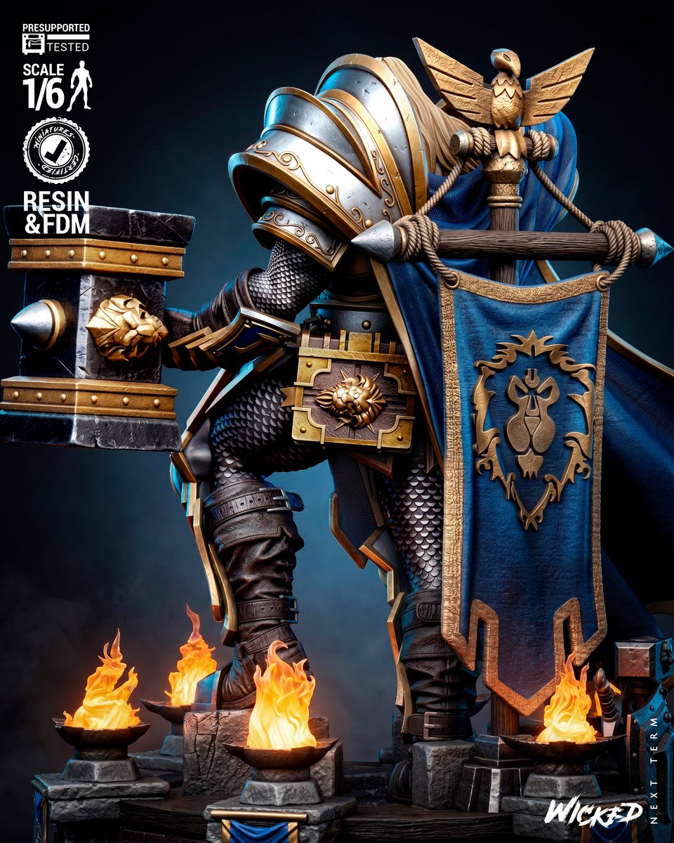 Video Games Arthas Sculpture - Image 3