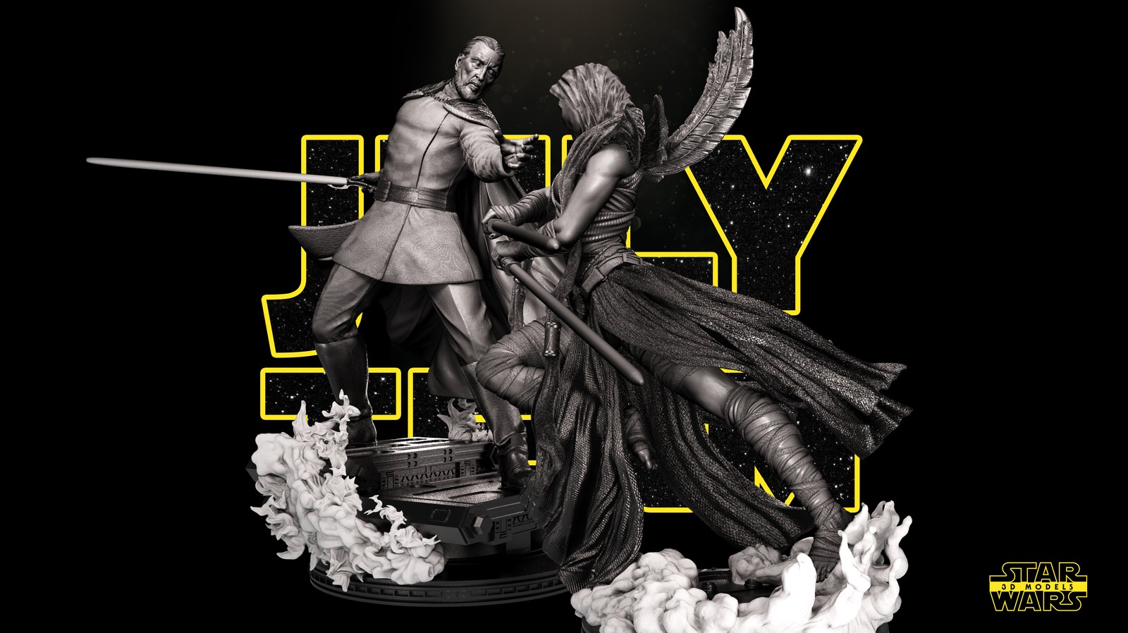 Asajj Ventress Sculpture - Image 2