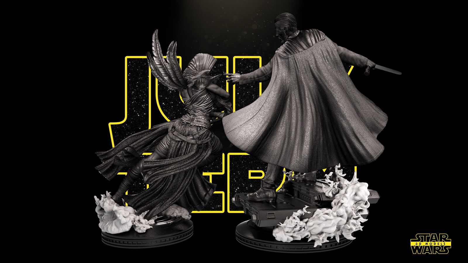 Asajj Ventress Sculpture - Image 4