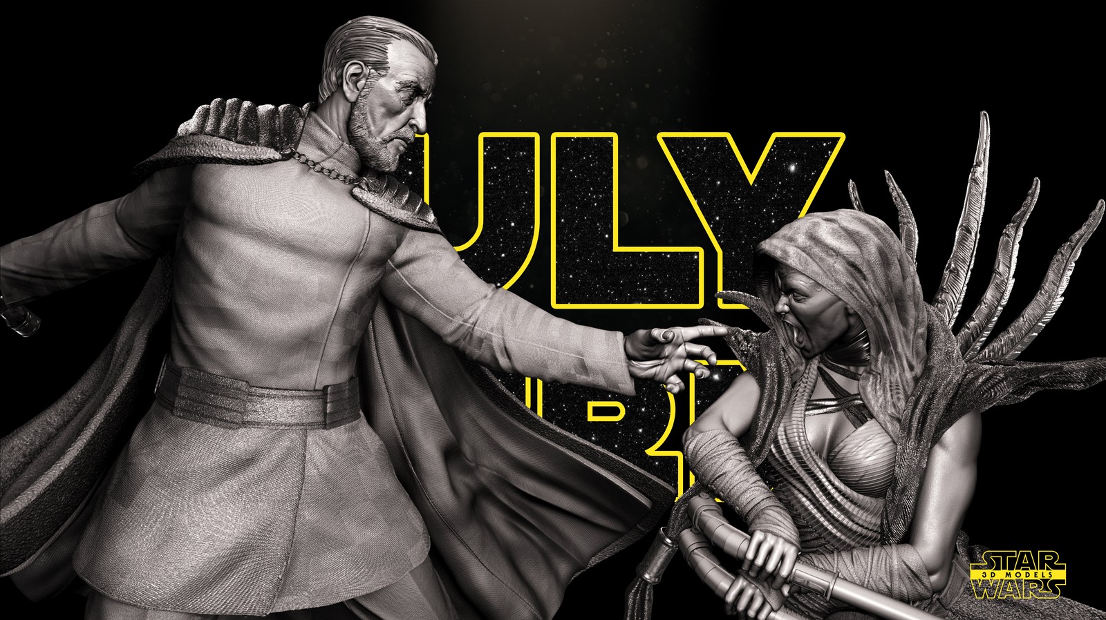 Asajj Ventress Sculpture - Image 5