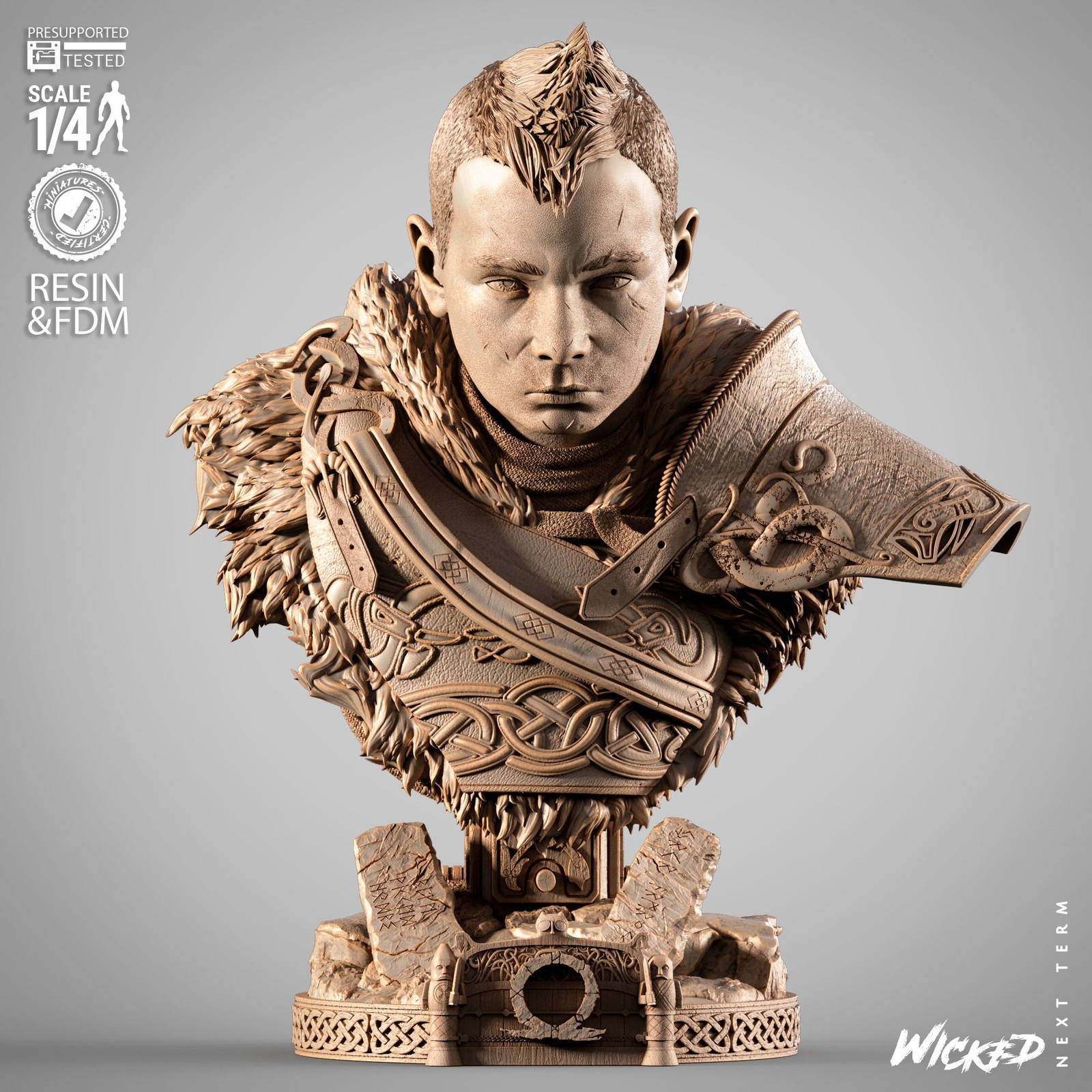 Atreus - Bust (God of War)