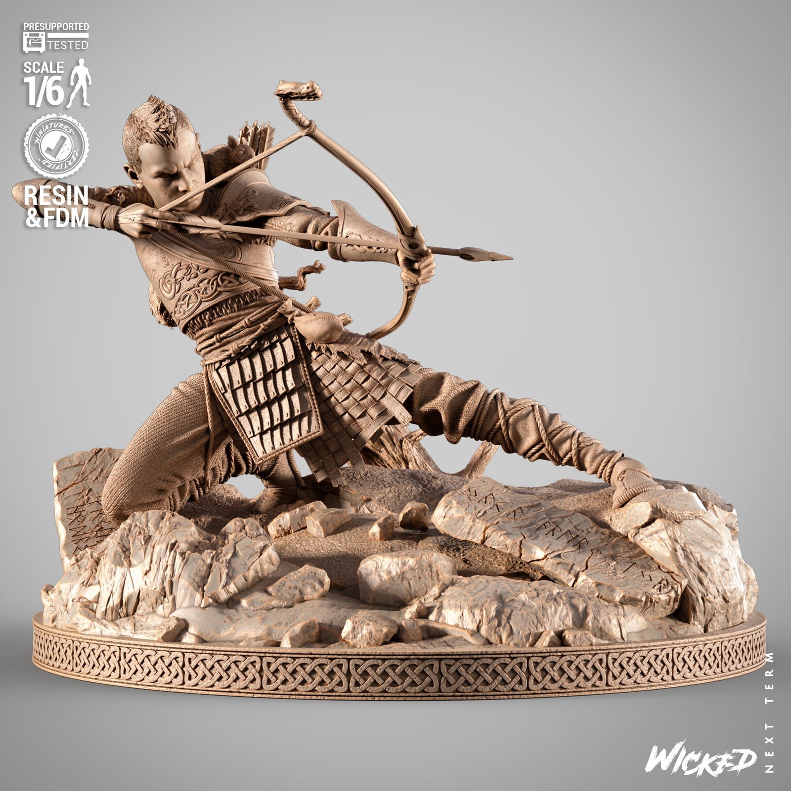 Video Games Atreus Sculpture