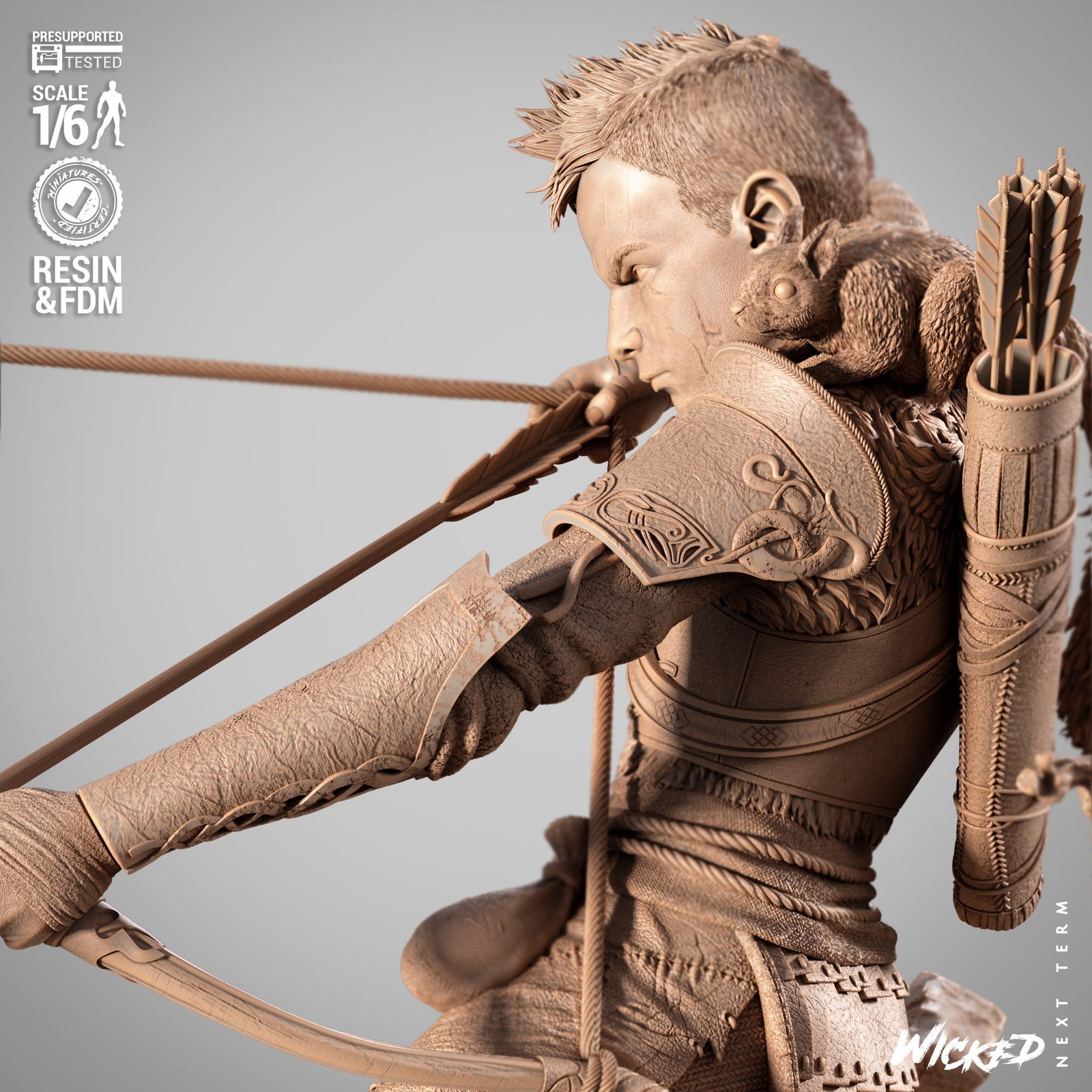 Video Games Atreus Sculpture - Image 3