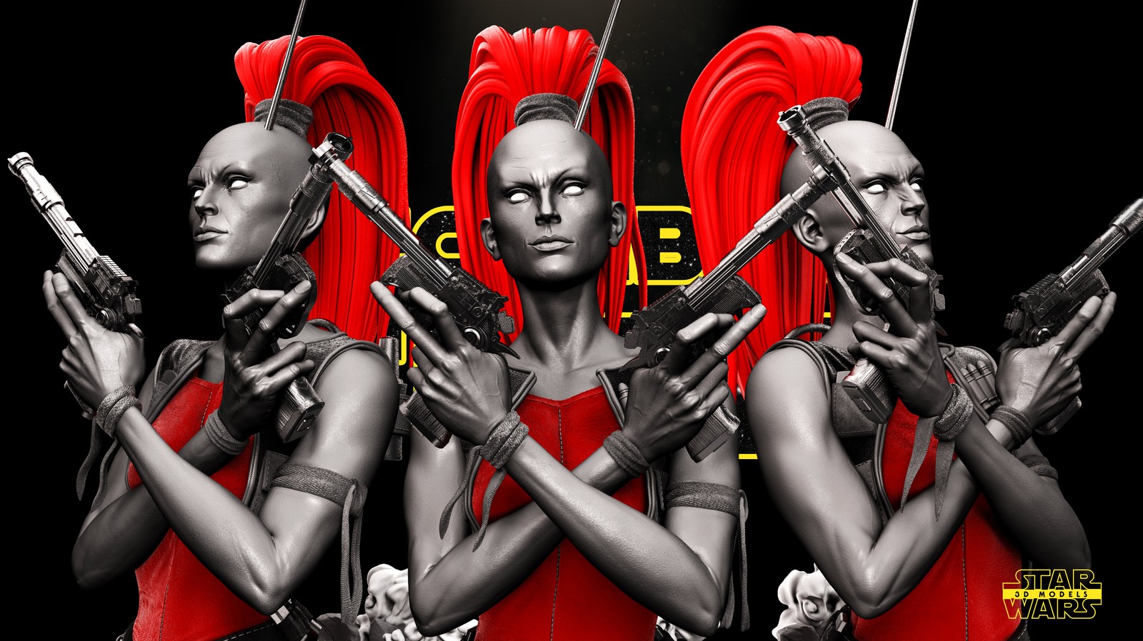 Aurra Sing Bust - Image 3