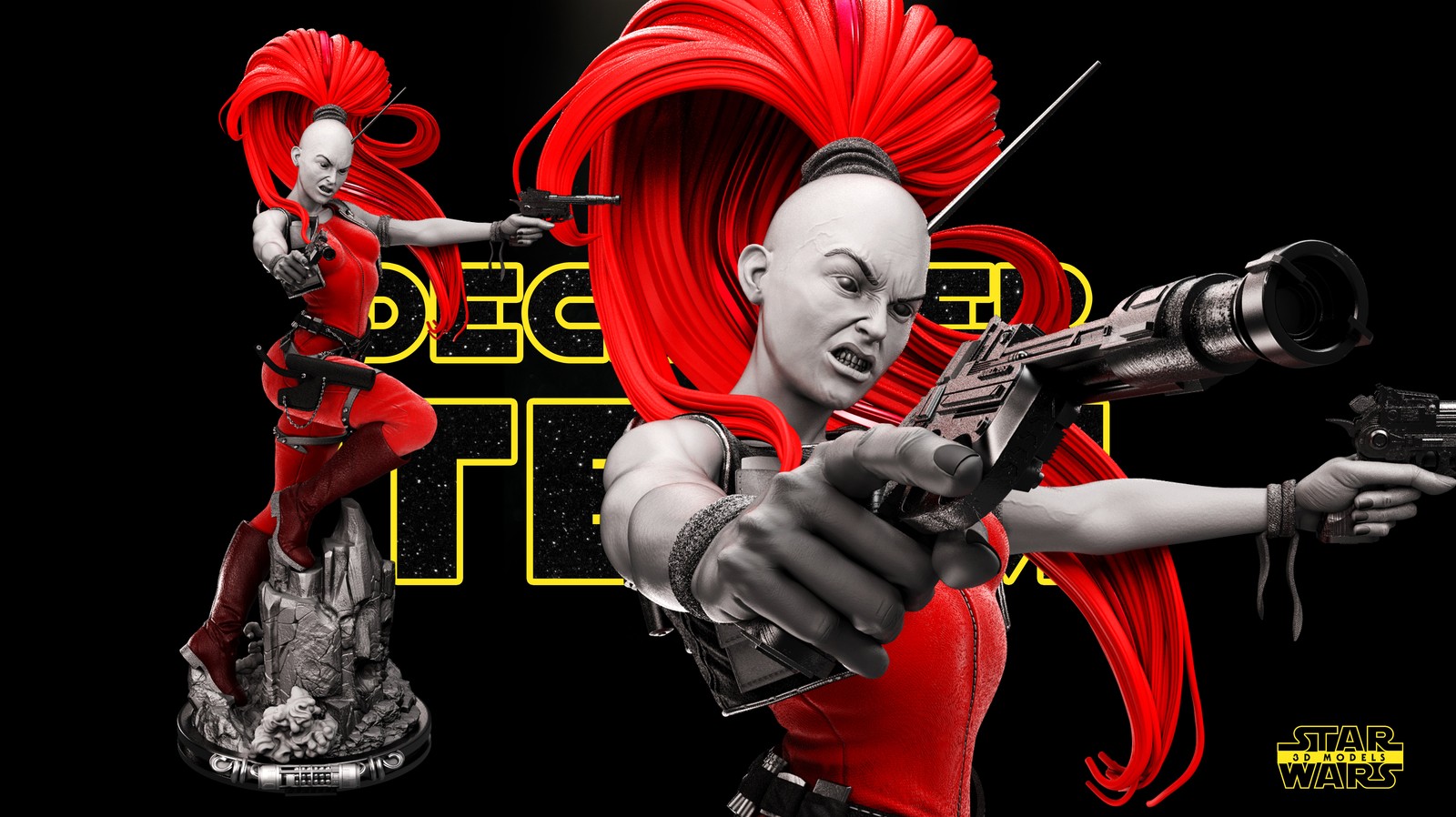 Aurra Sing Sculpture